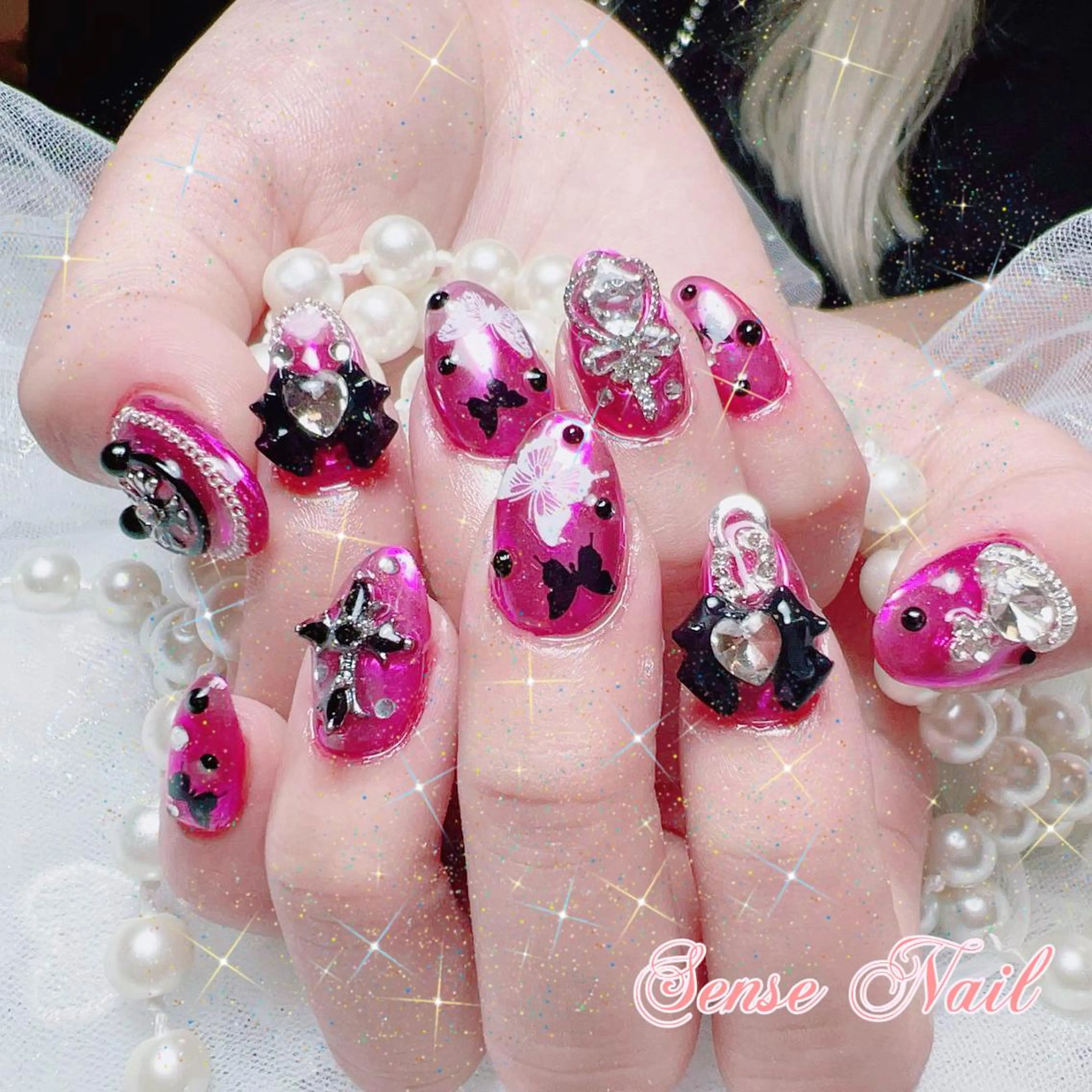 キッズ ネイル ハンドネイル ハンドケア 🍓Silk Eleganceのネイルデザイン