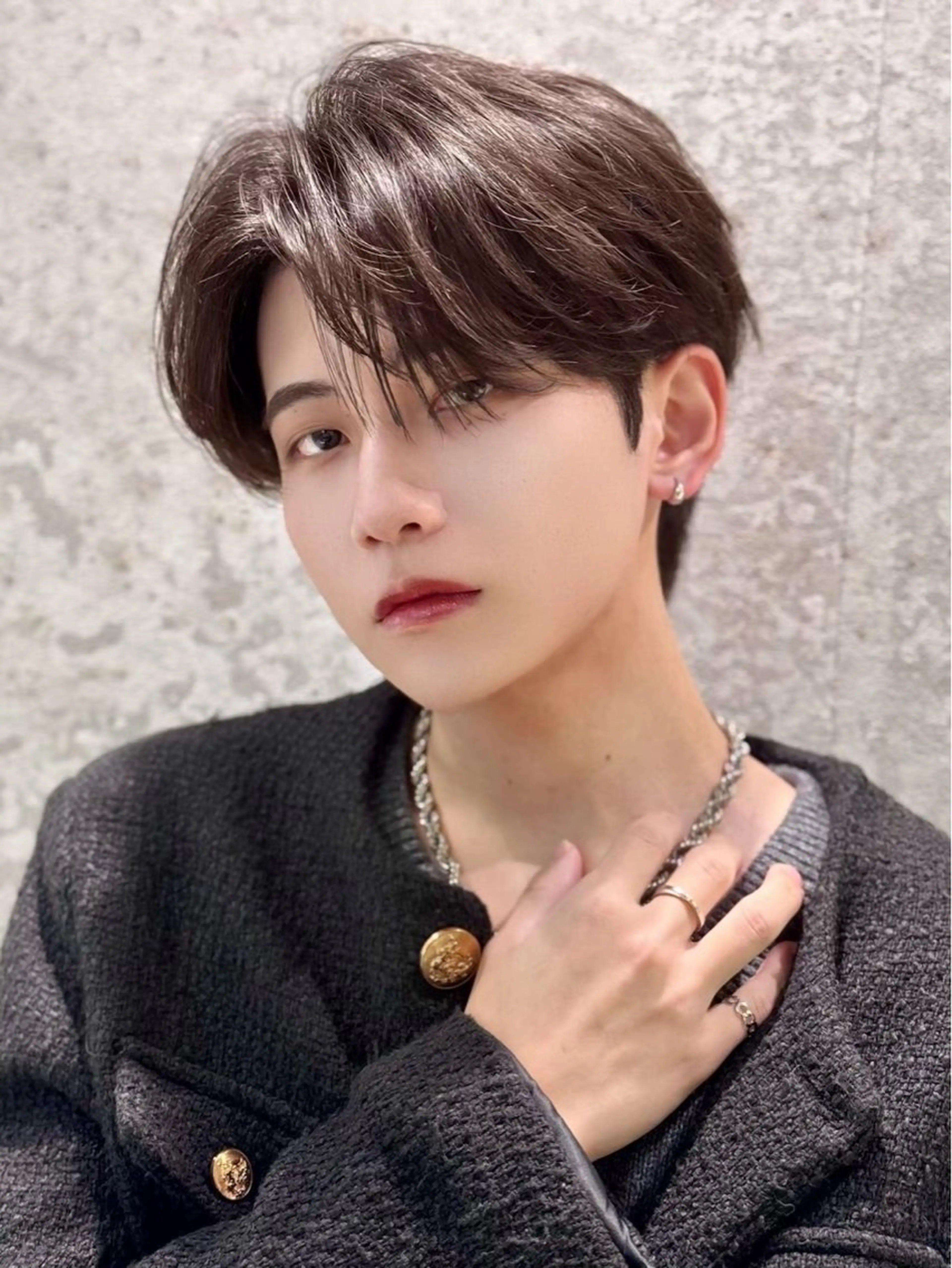 メンズ ブリーチなしW🎀 髪質改善／はのんのヘアスタイル