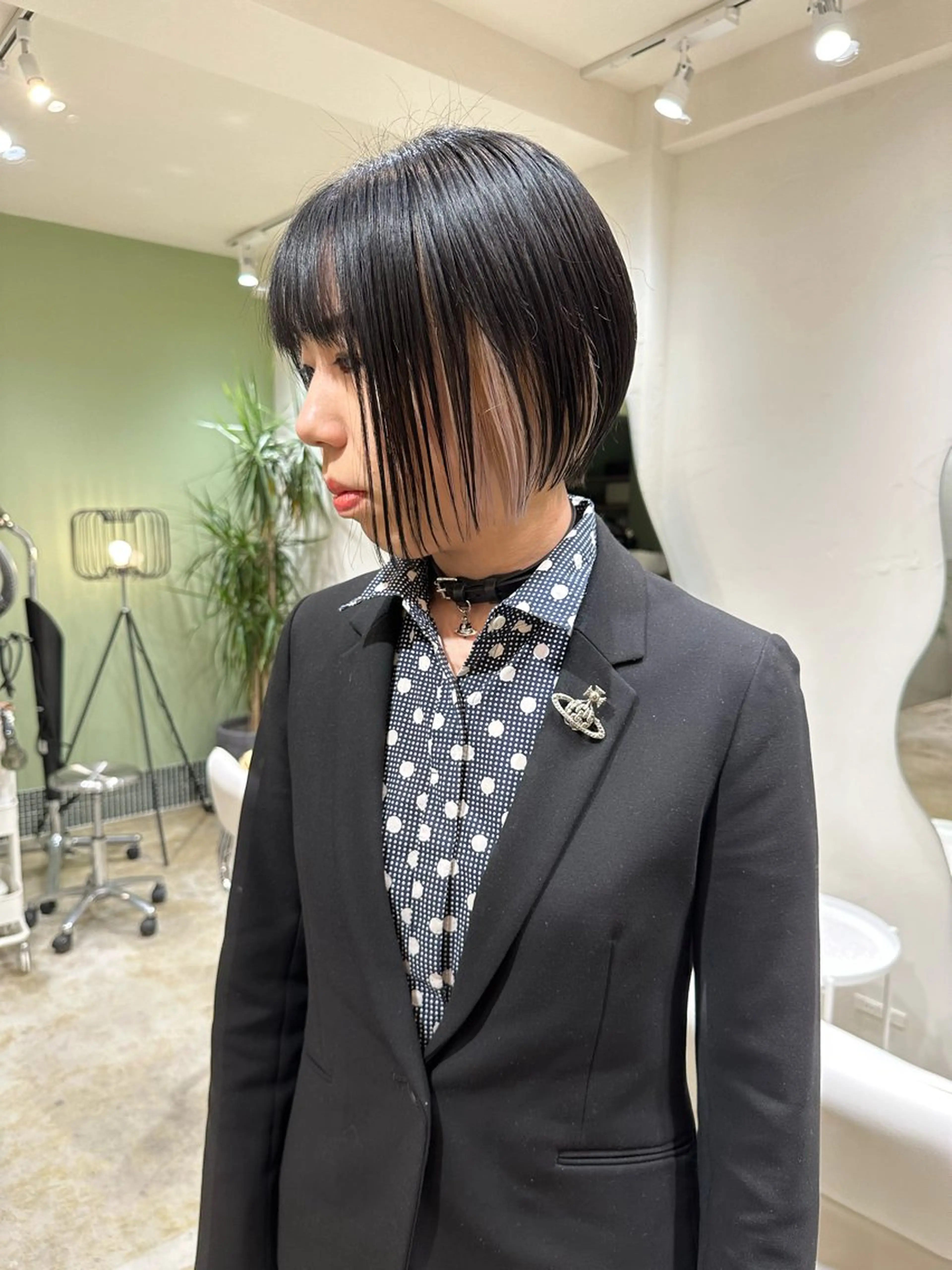 ショート Sabby氏川洸希 パーマのヘアスタイル