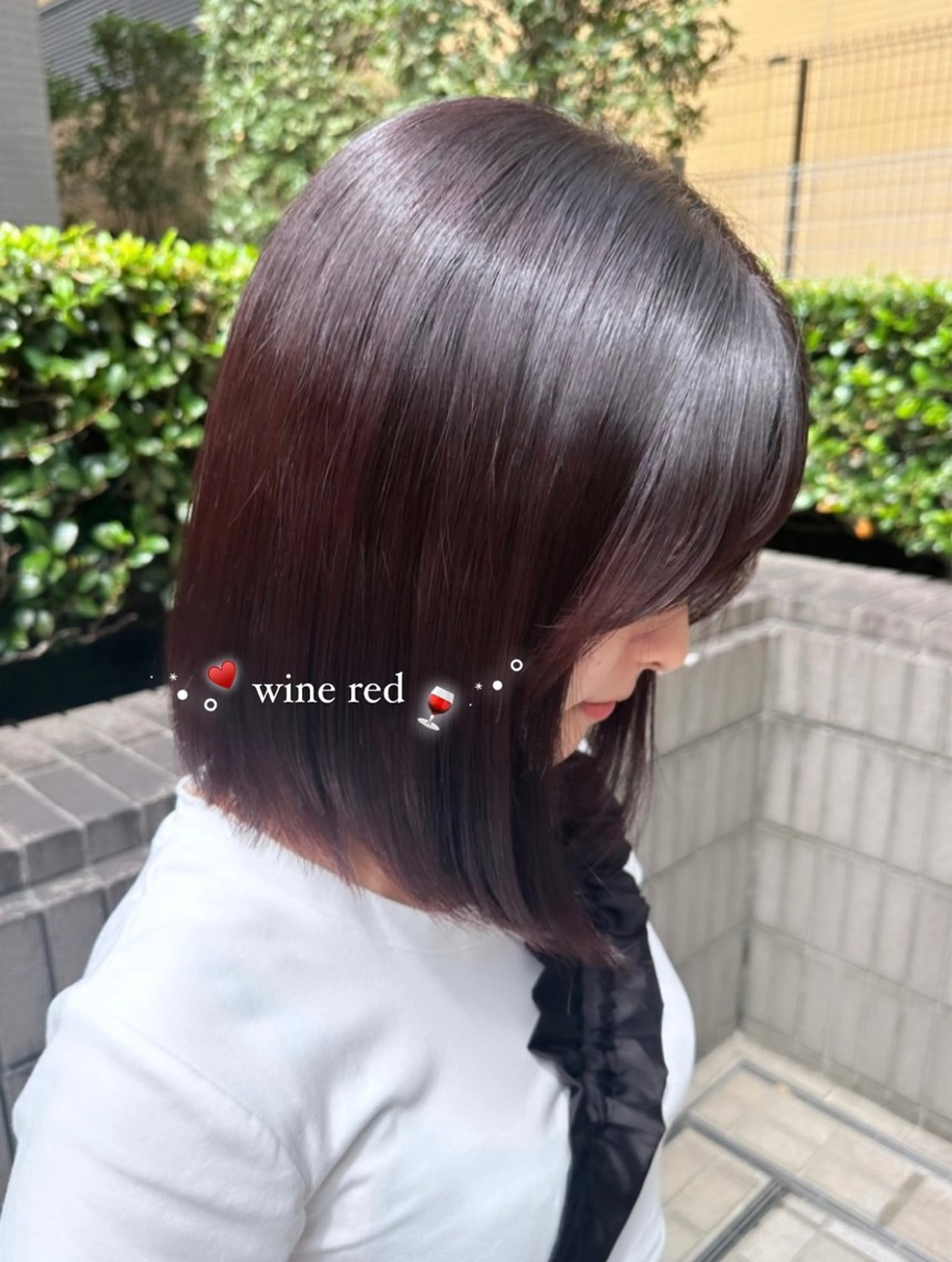 カラー レッドカラー natsumi♡/ nene副店長のヘアスタイル