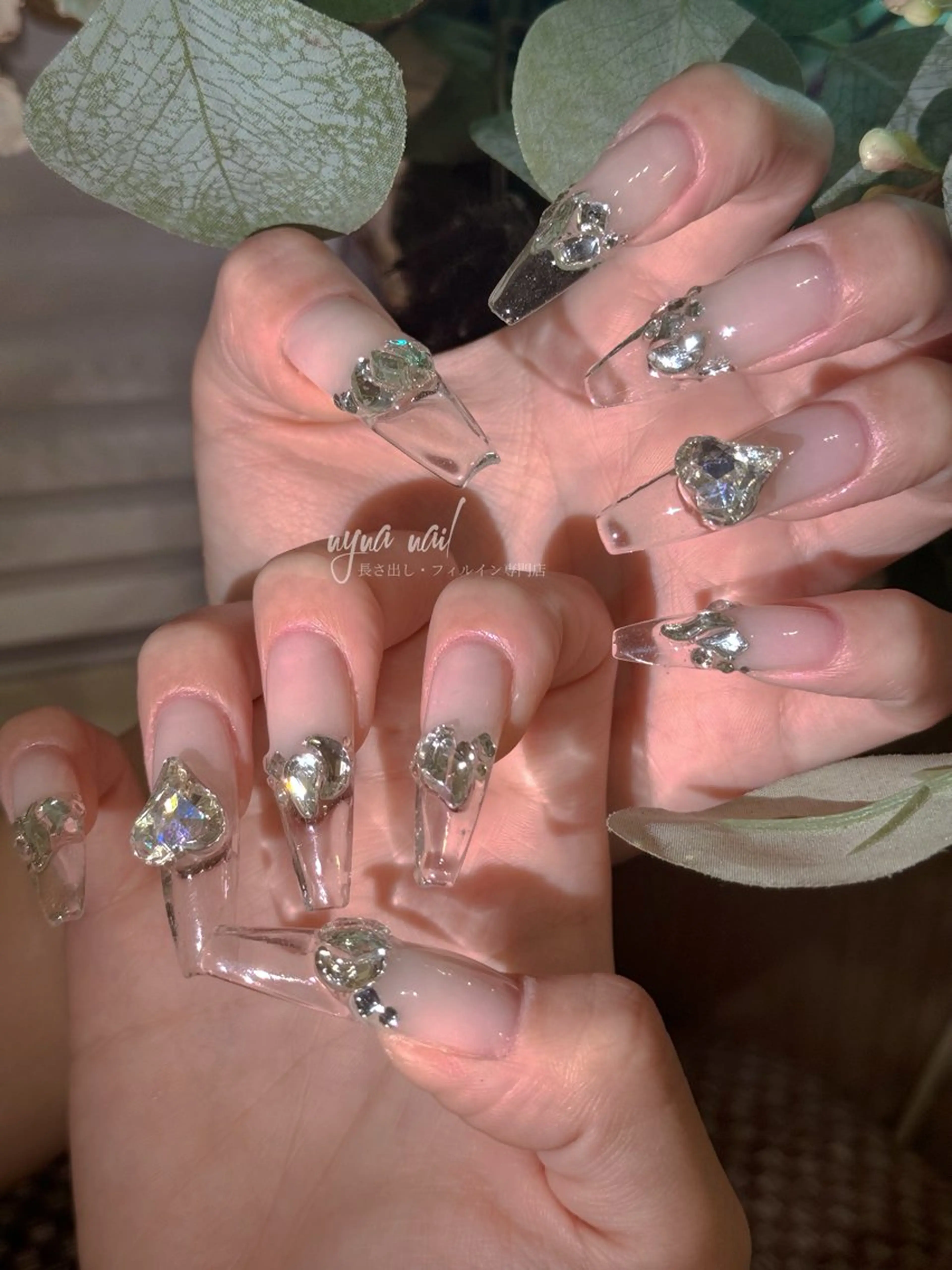 ネイル ハンドネイル 長さ出し専門 nynaのネイルデザイン
