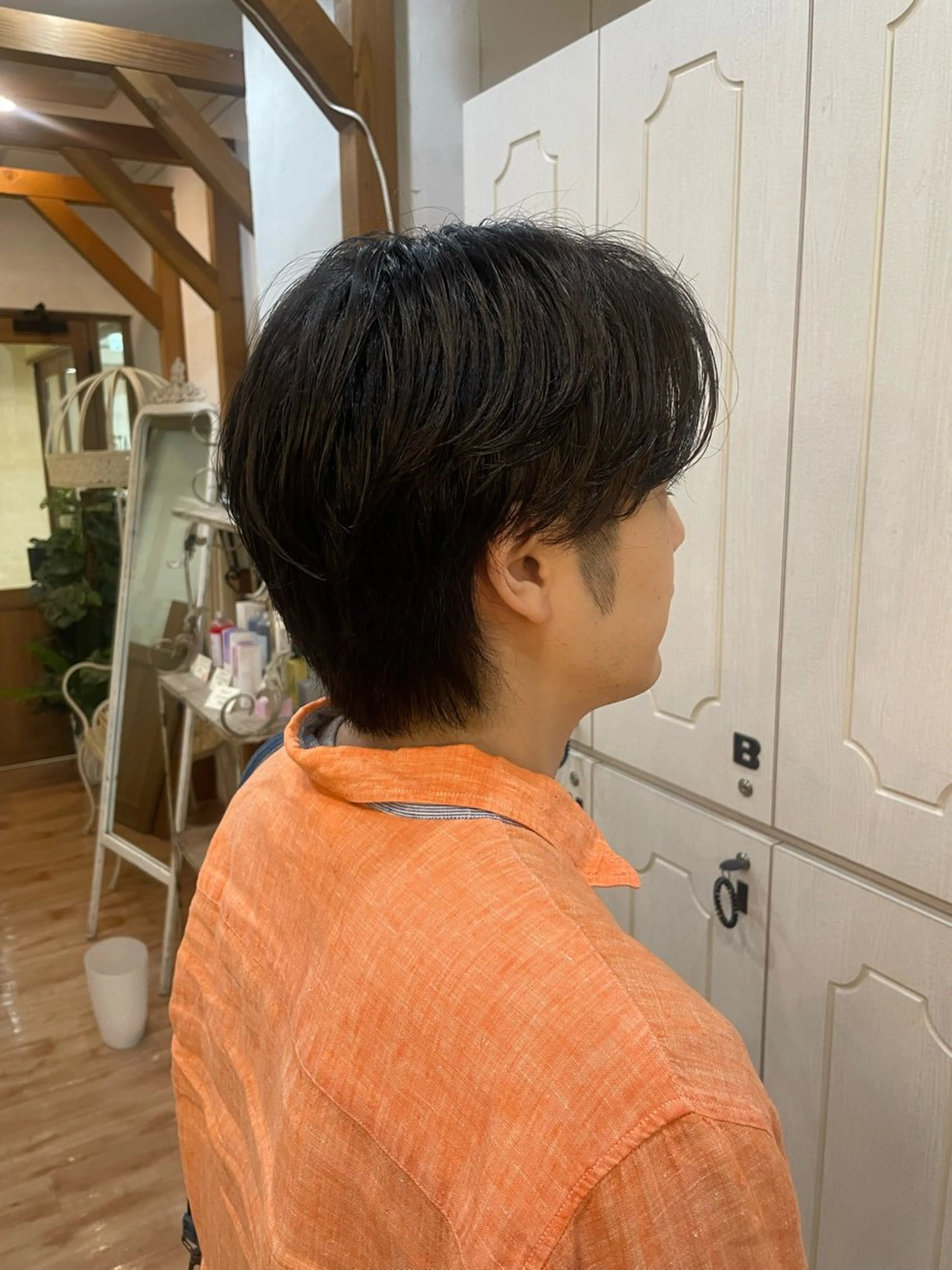 メンズ フェザーパーマ メンズパーマ 今村 詩のヘアスタイル