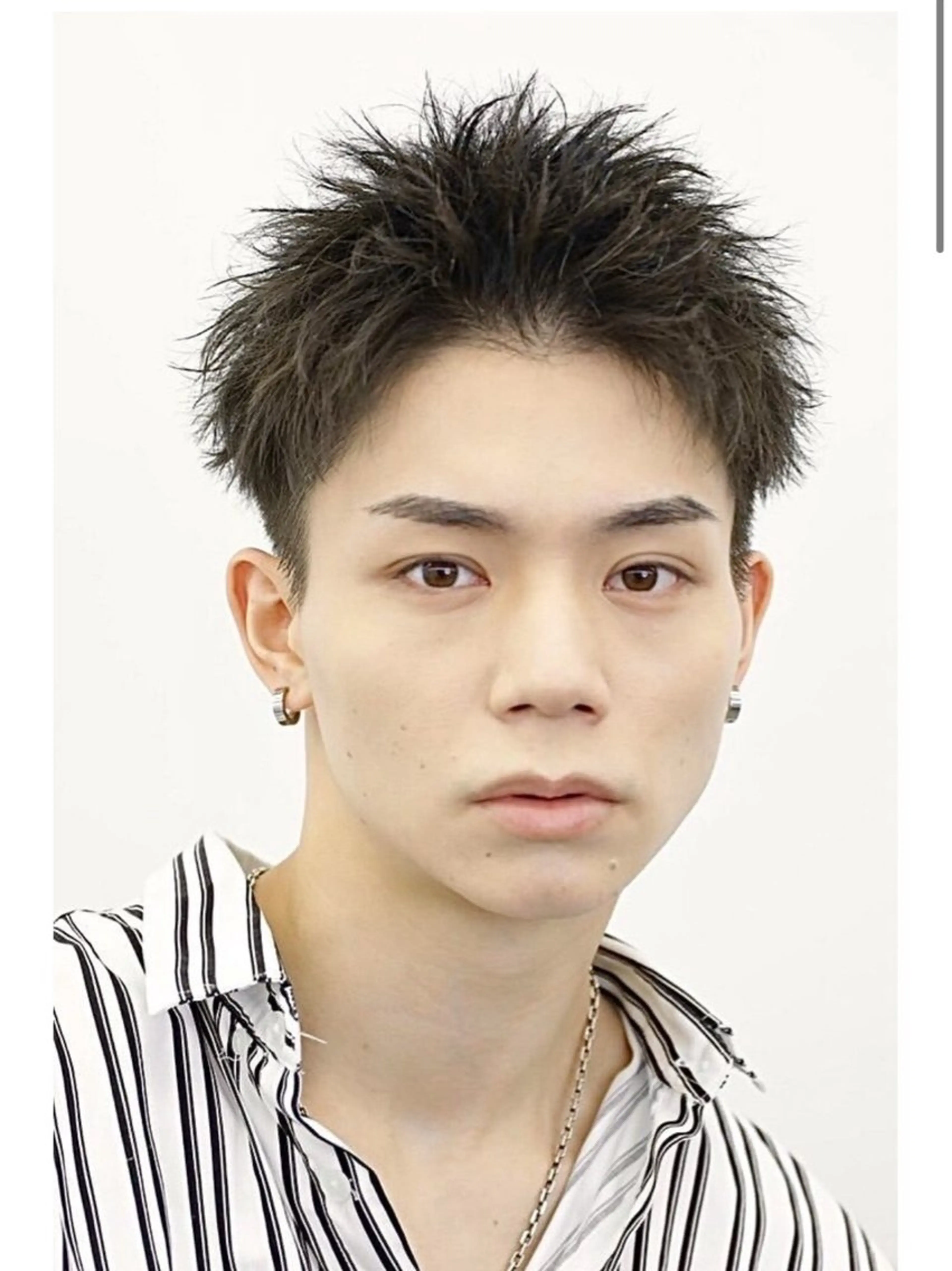 ショート メンズ メンズパーマ スパイキーショート 刈り上げ 似合わせカット ショートヘア カット ヘアセット メンズカット職人/ モテ髪/たくみのヘアスタイル