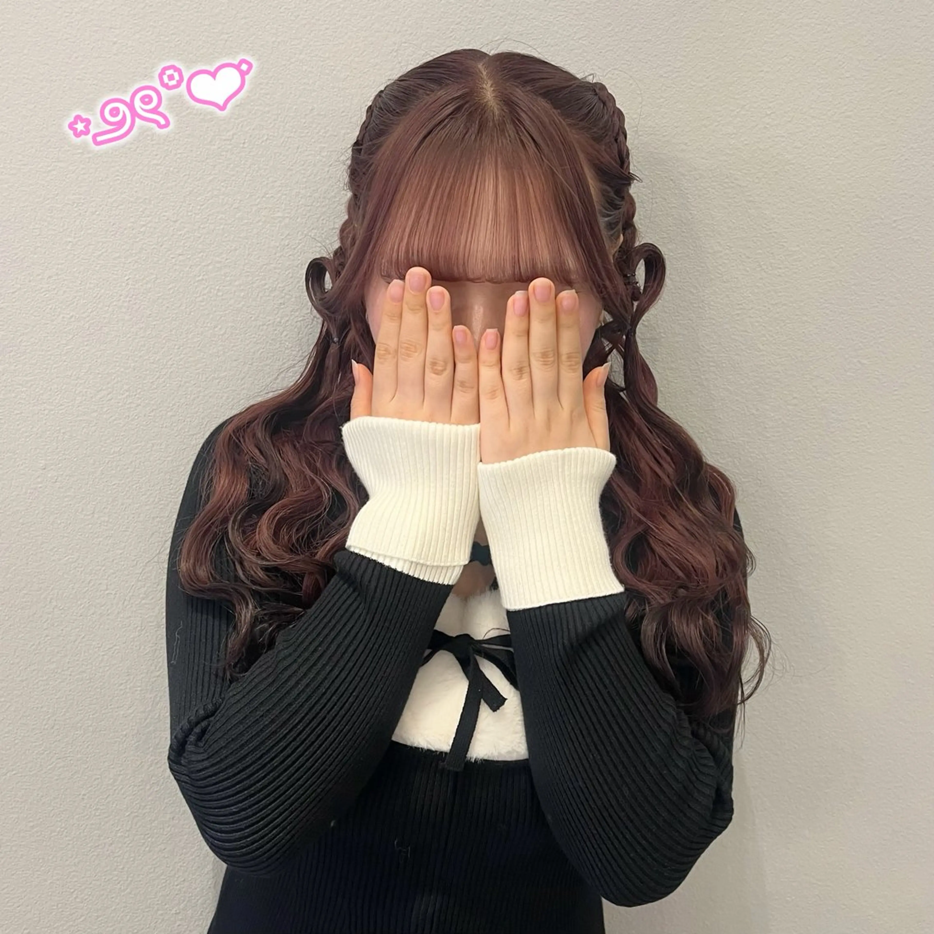 ヘアアレンジ ヘアセット 顔周り/ガーリー /ヘアメ/あつはのヘアスタイル