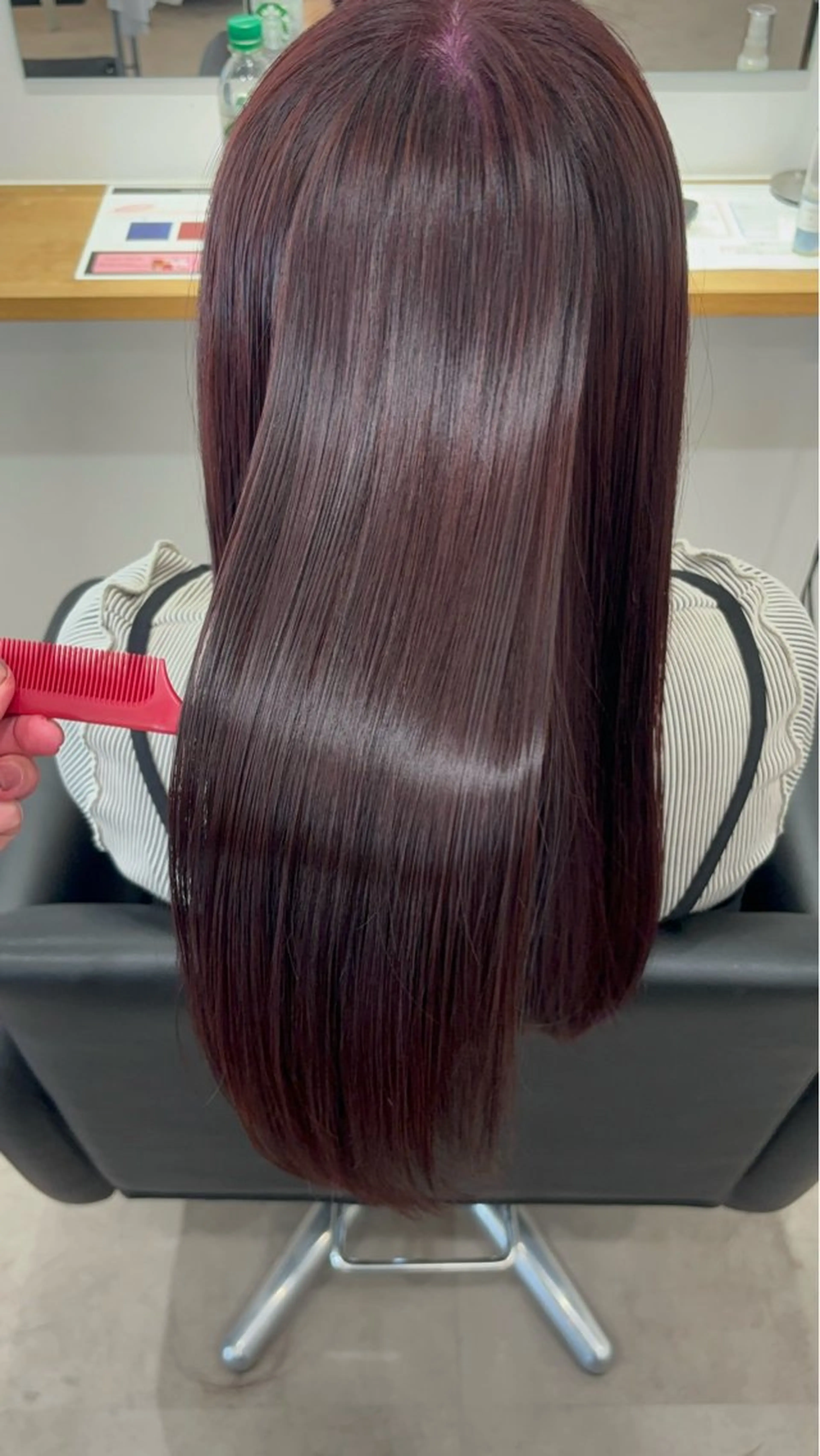 ロング ヘアカラー トリートメント rink / 髪質改善✖️レイヤーのヘアスタイル