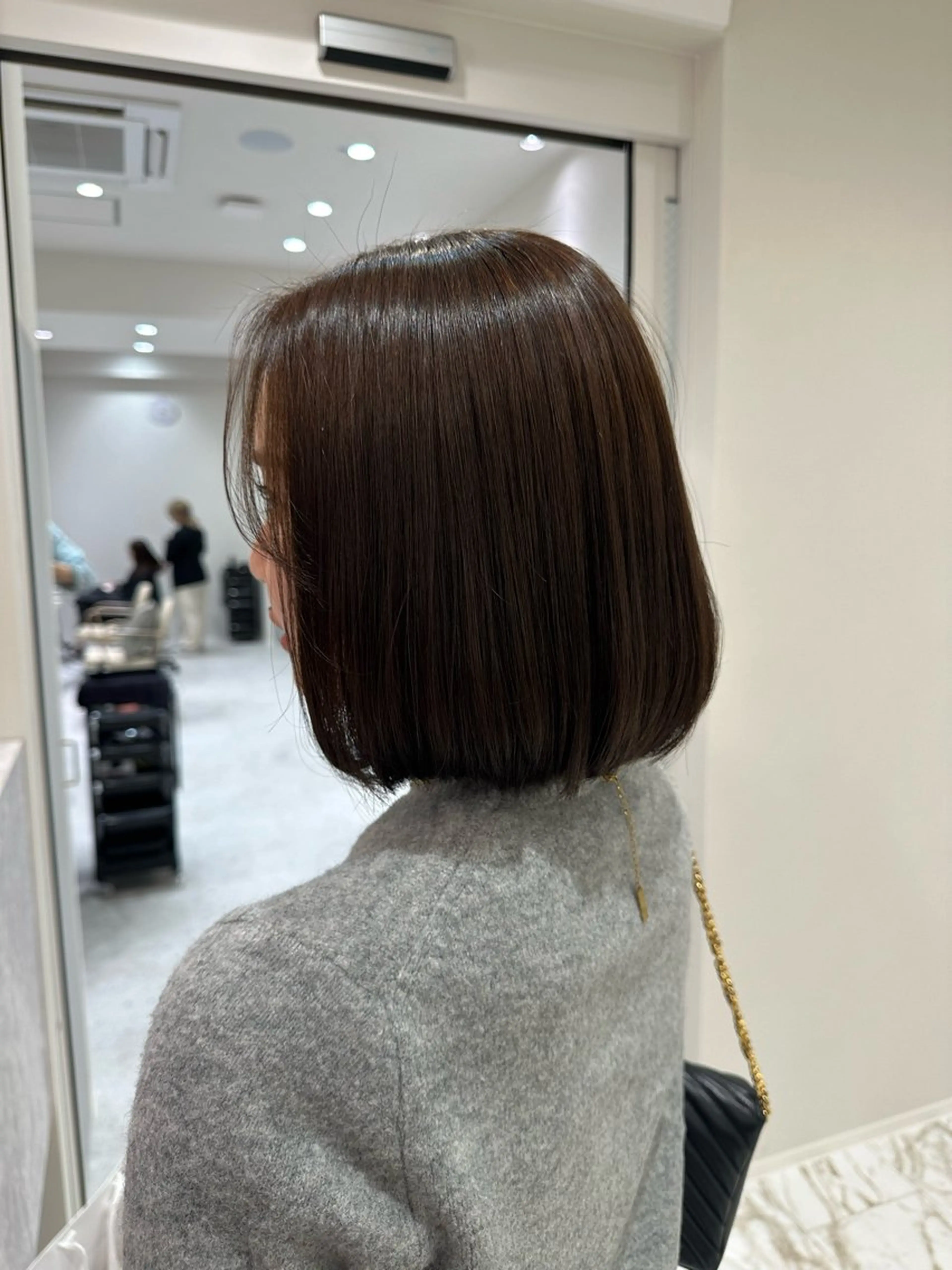 ショート パーマ カット 縮毛矯正 トリートメント 韓国レイヤー✨ yasuko銀座のヘアスタイル