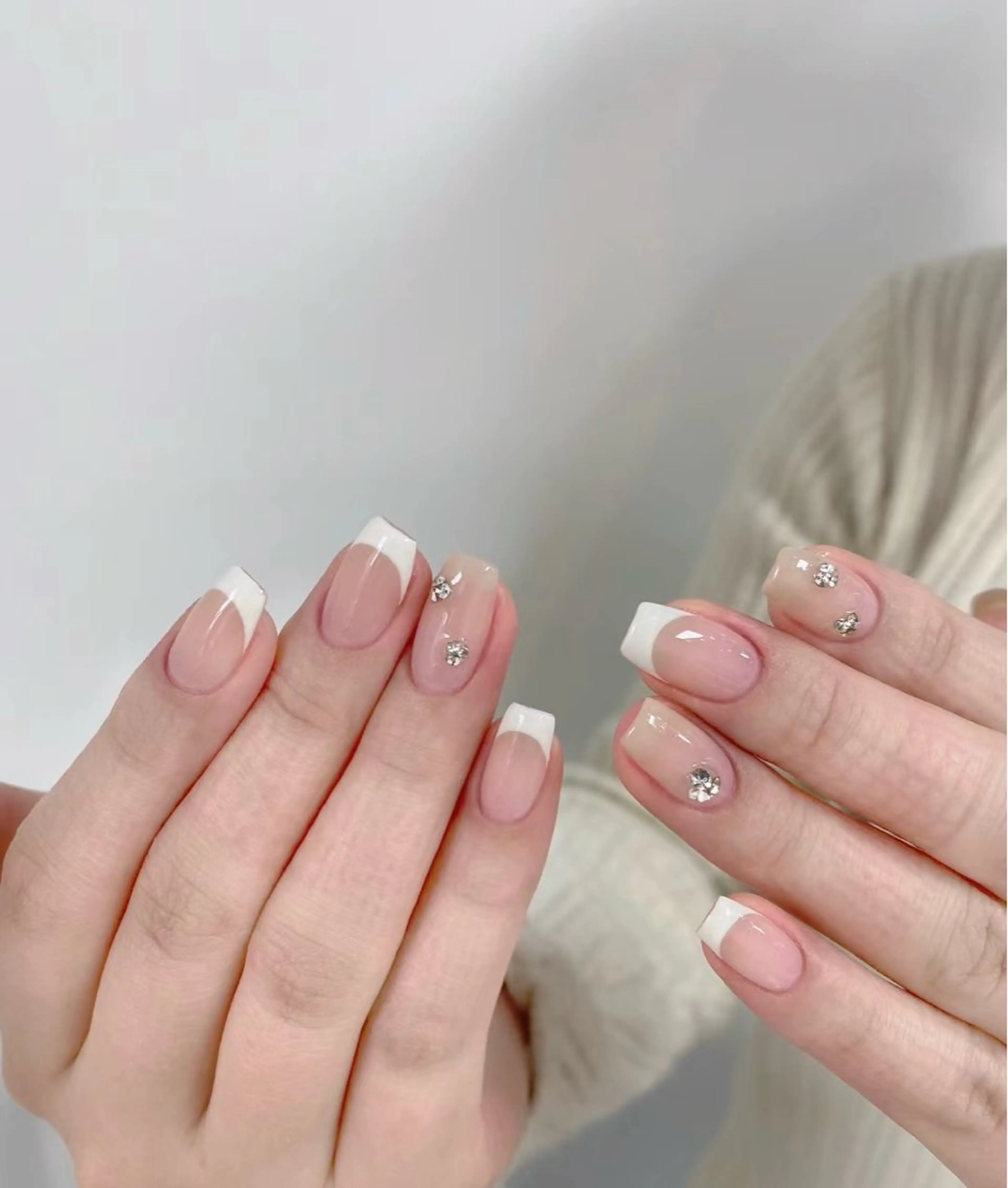 ネイル Kaka_ パラジェル、長さだしのネイルデザイン