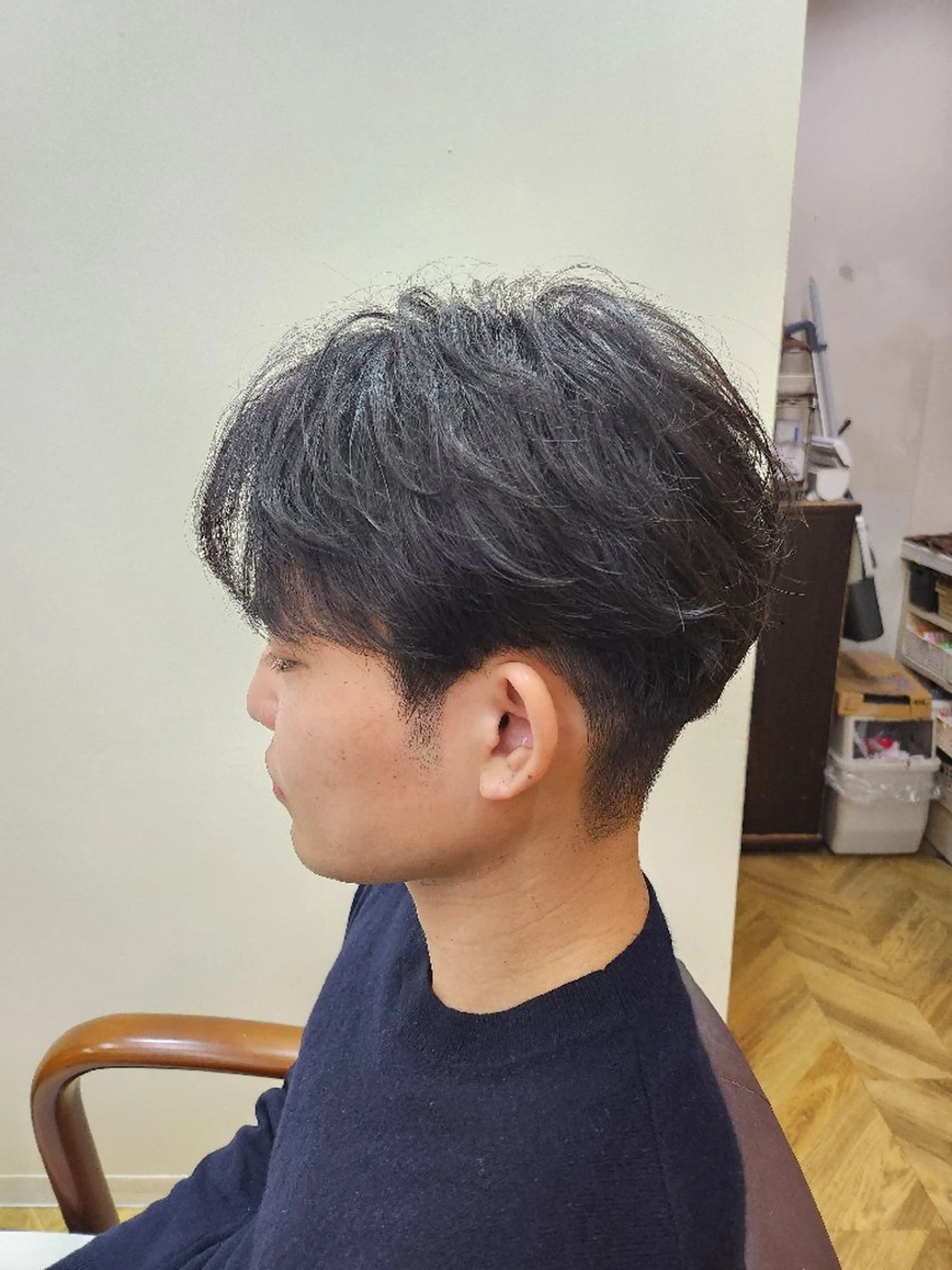 ショート メンズ センターパート メンズ韓国風 韓国風ヘア 清潔感×垢抜けヘアー ✂︎タカダリョウマのヘアスタイル