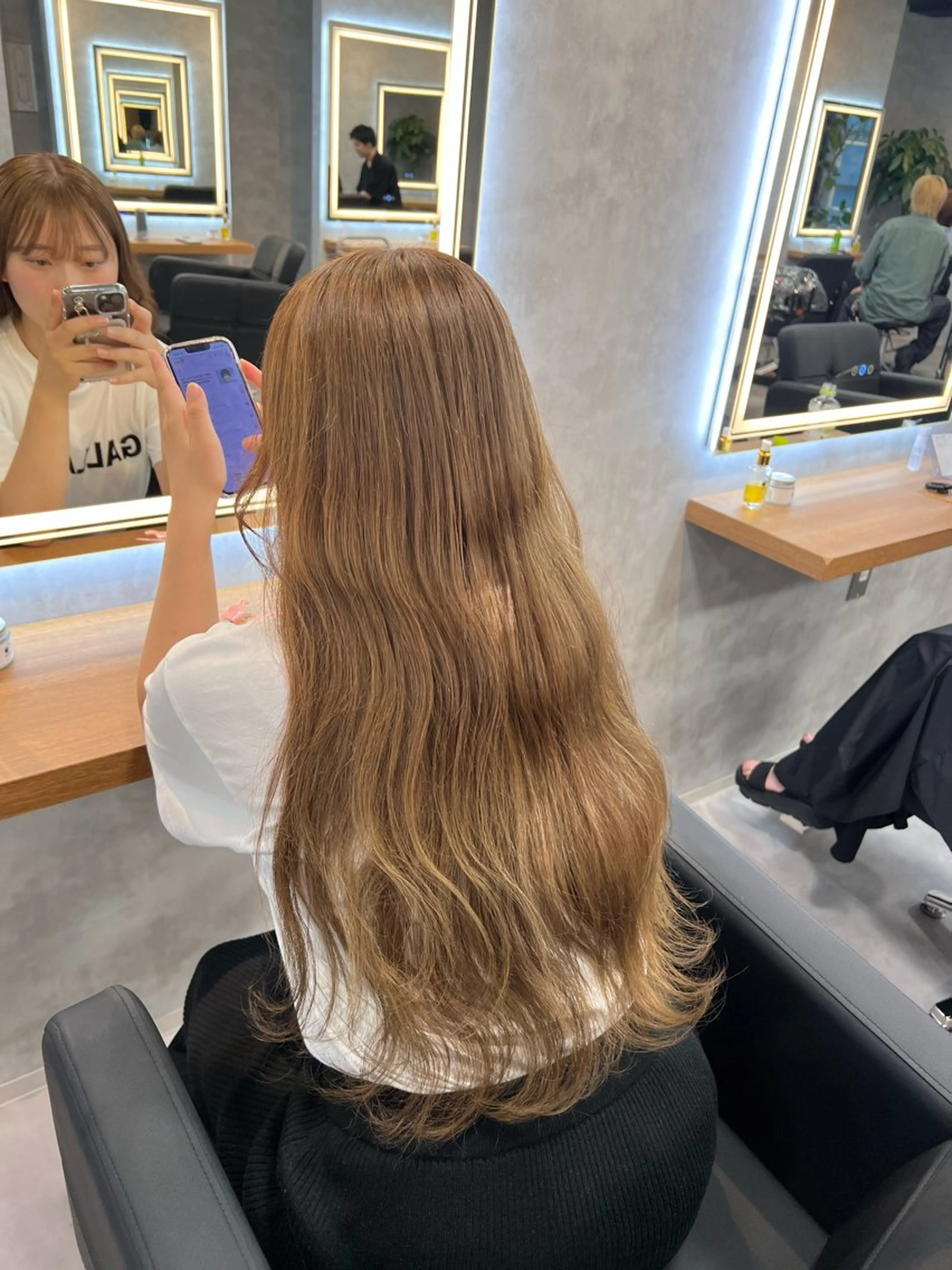 ロング カラー 💖札幌カラー 指名No.1💖玲奈のヘアスタイル