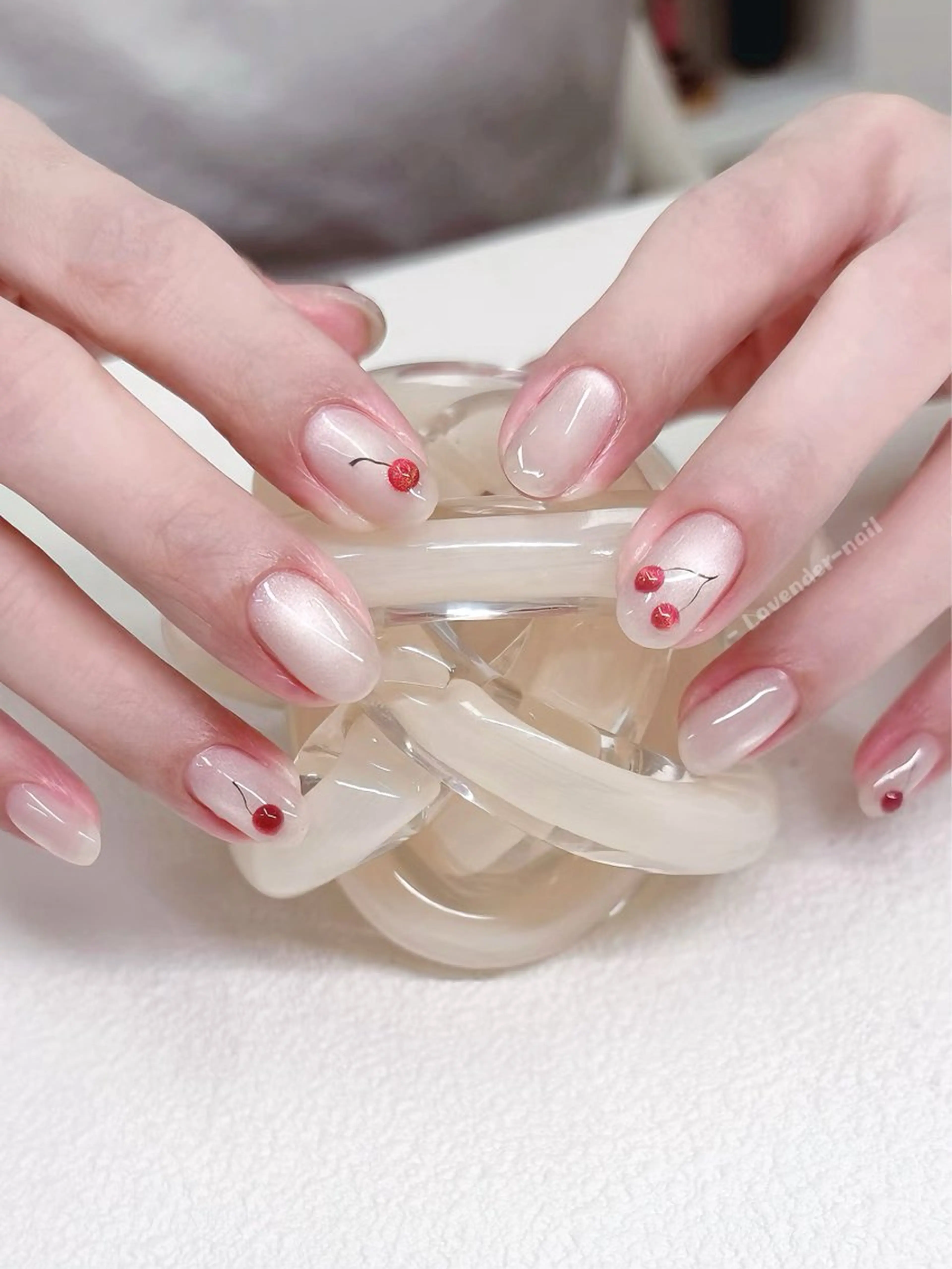 ネイル ハンドネイル Lavender nail·北18条のネイルデザイン