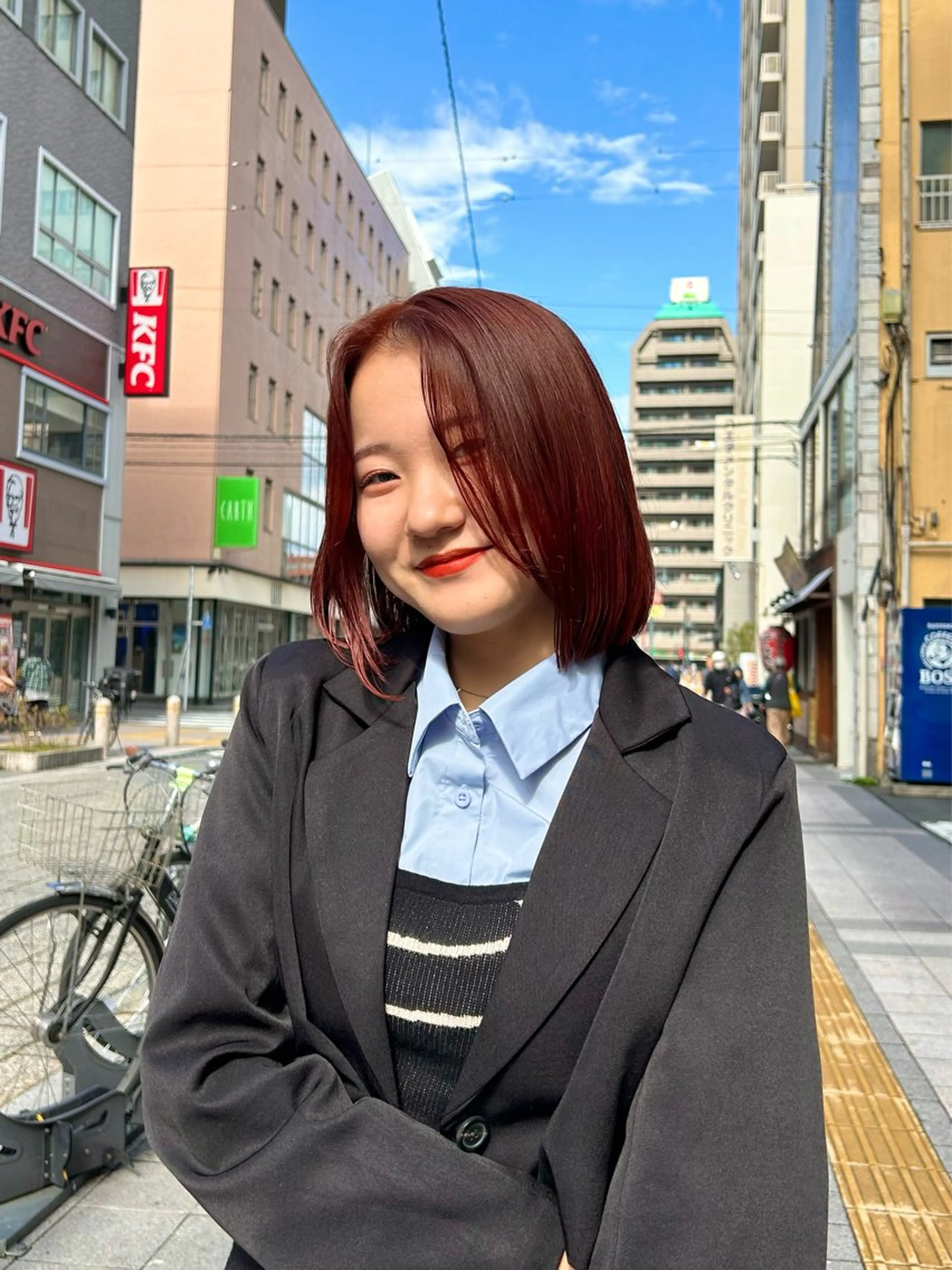 ショート カラー ヘアカラー メンズ/ボブ/パーマ /くるみのマツエク・マツパデザイン