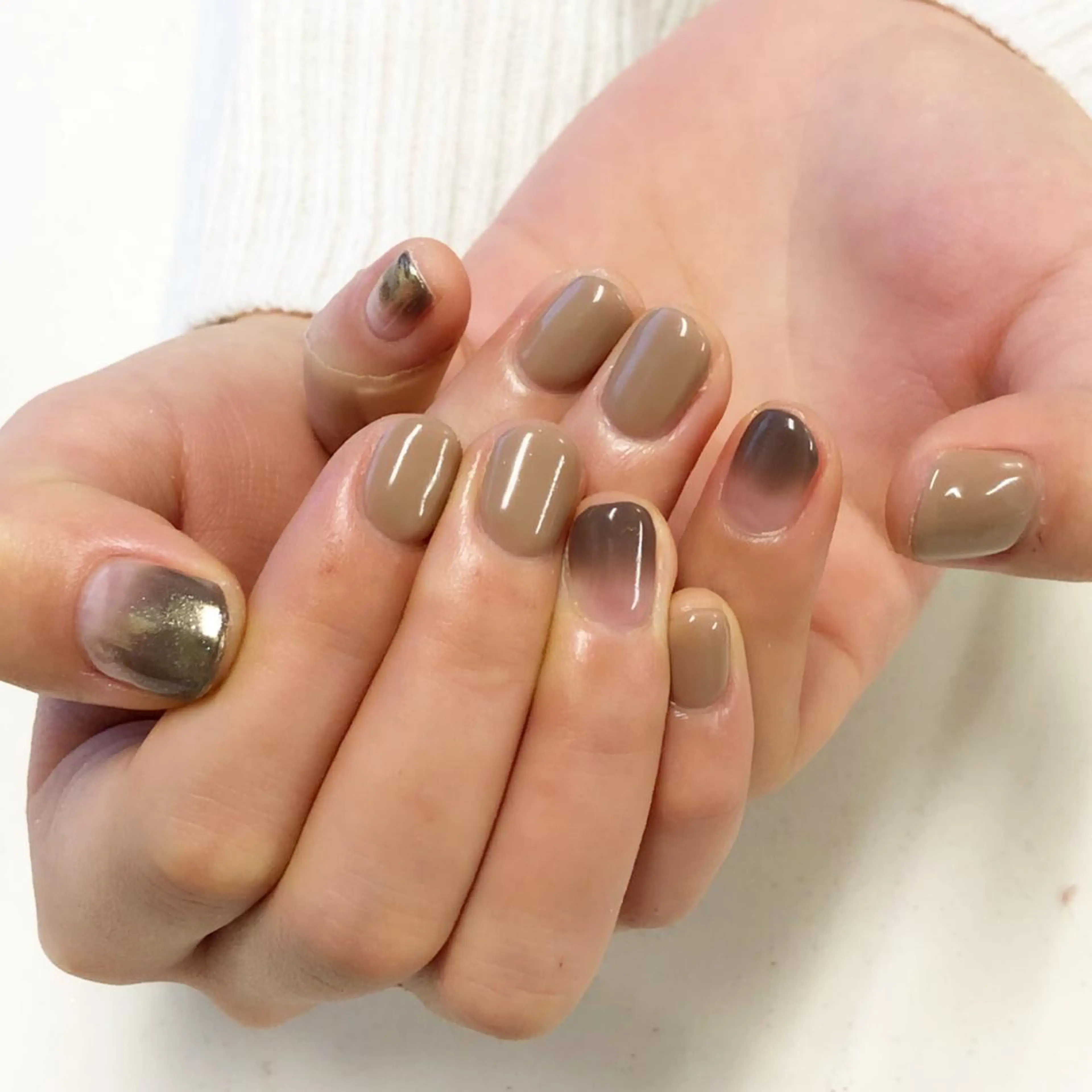 カラー ネイル ニュアンスネイル KIREIE NAILSのネイルデザイン
