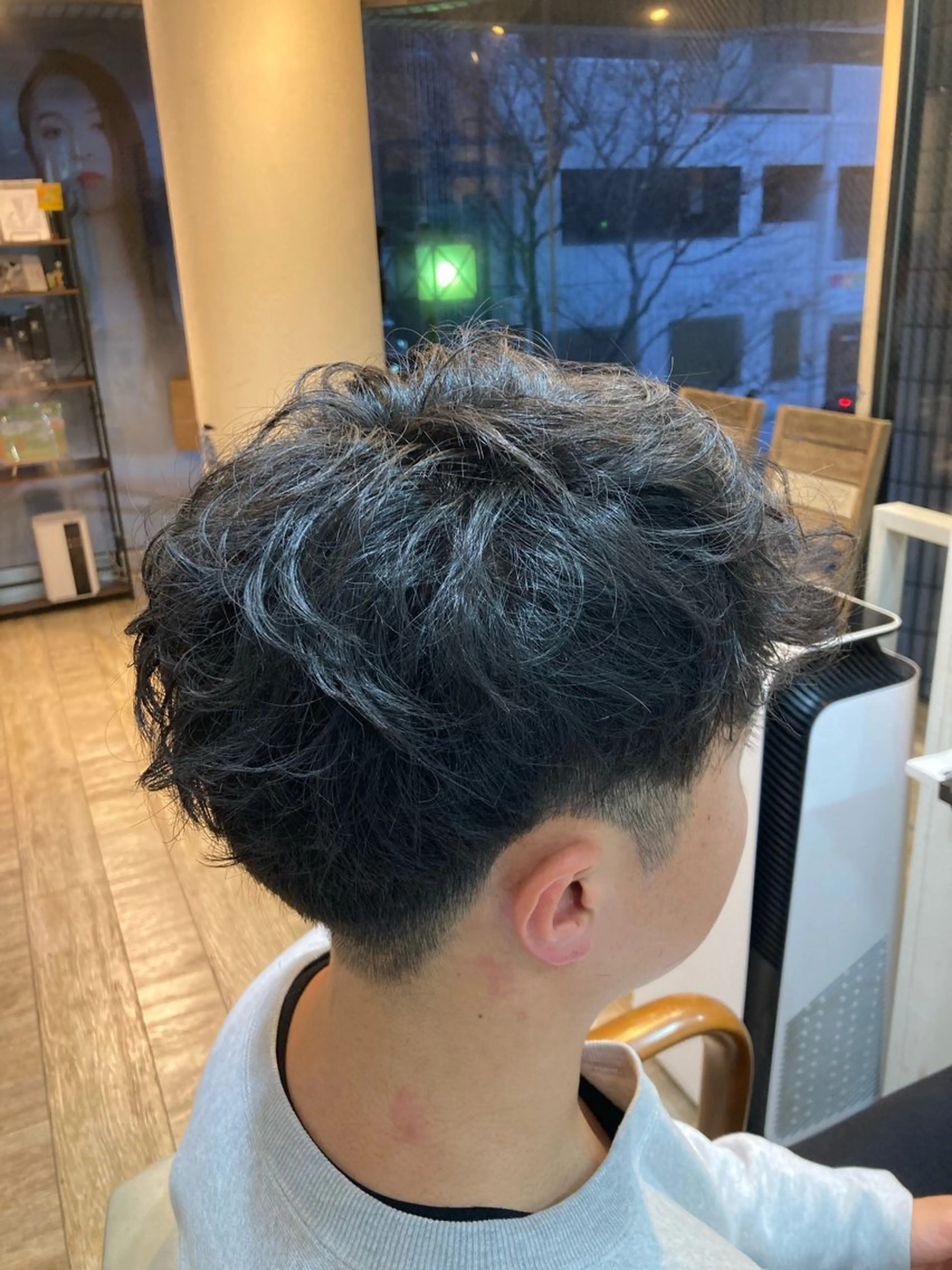 ショート パーマ メンズ カット 💥桜木町メンズ専門 💥ルキのヘアスタイル