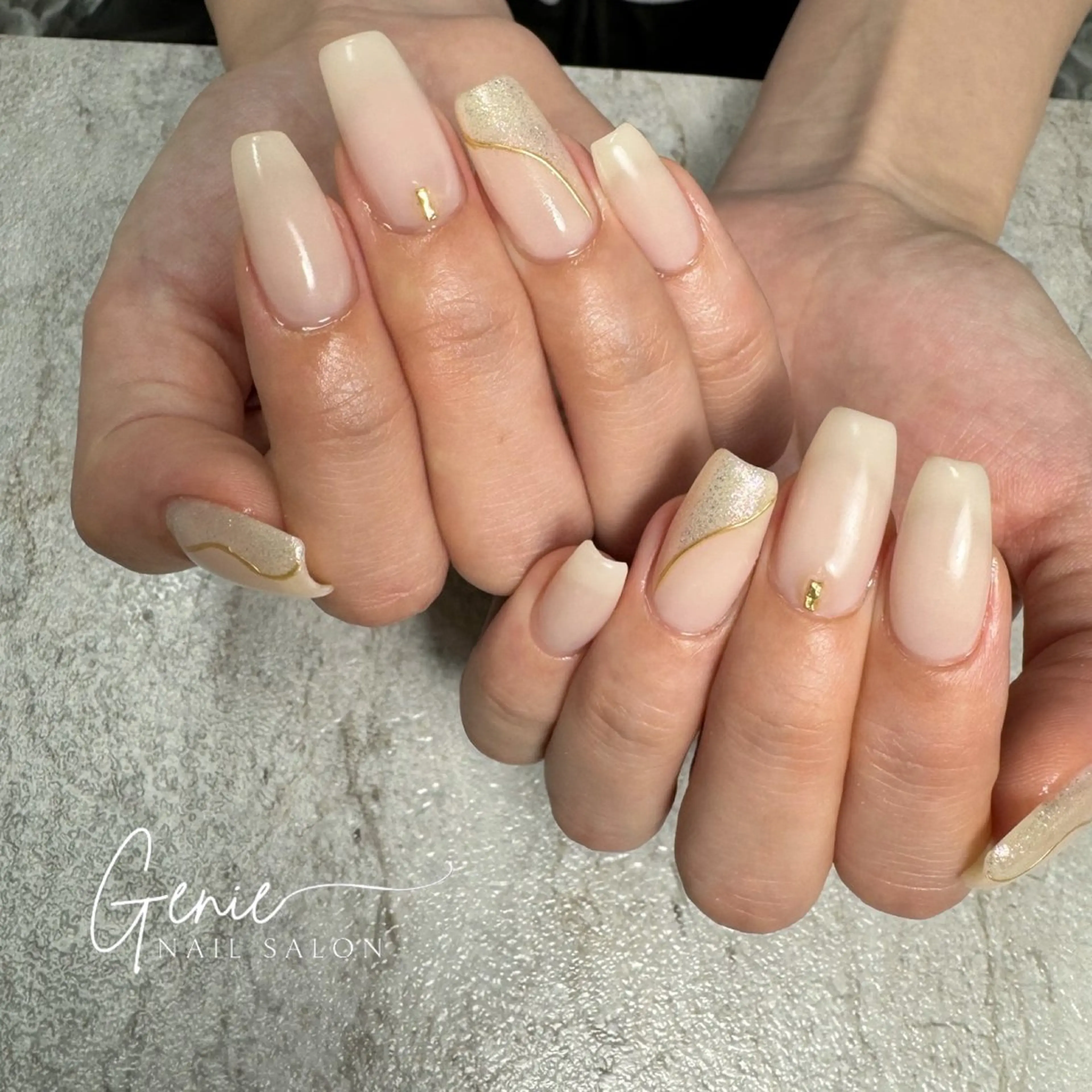 ネイル シンプルネイル Nail salon Genieのネイルデザイン