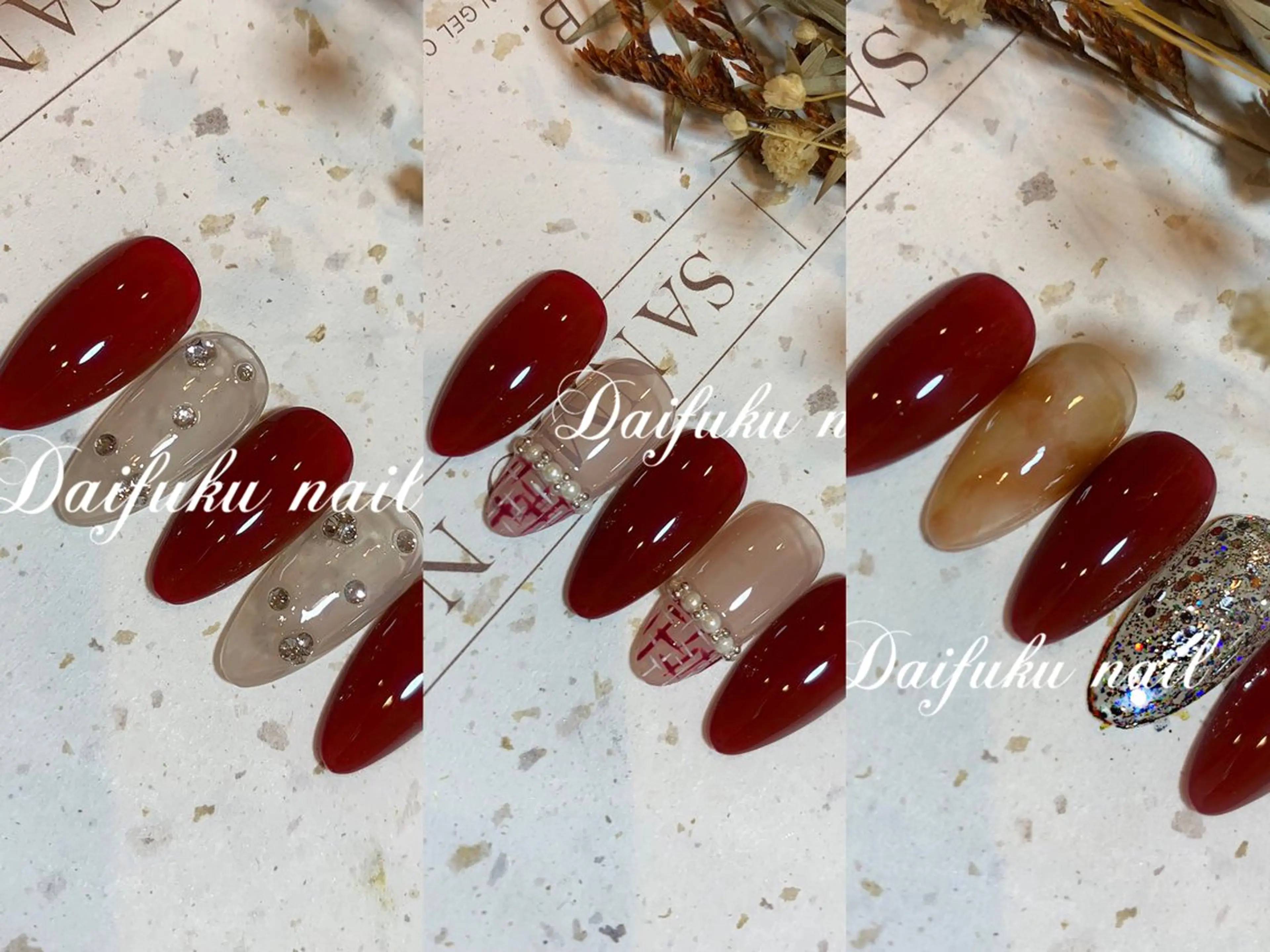 ミディアム Daifuku nailsのネイルデザイン