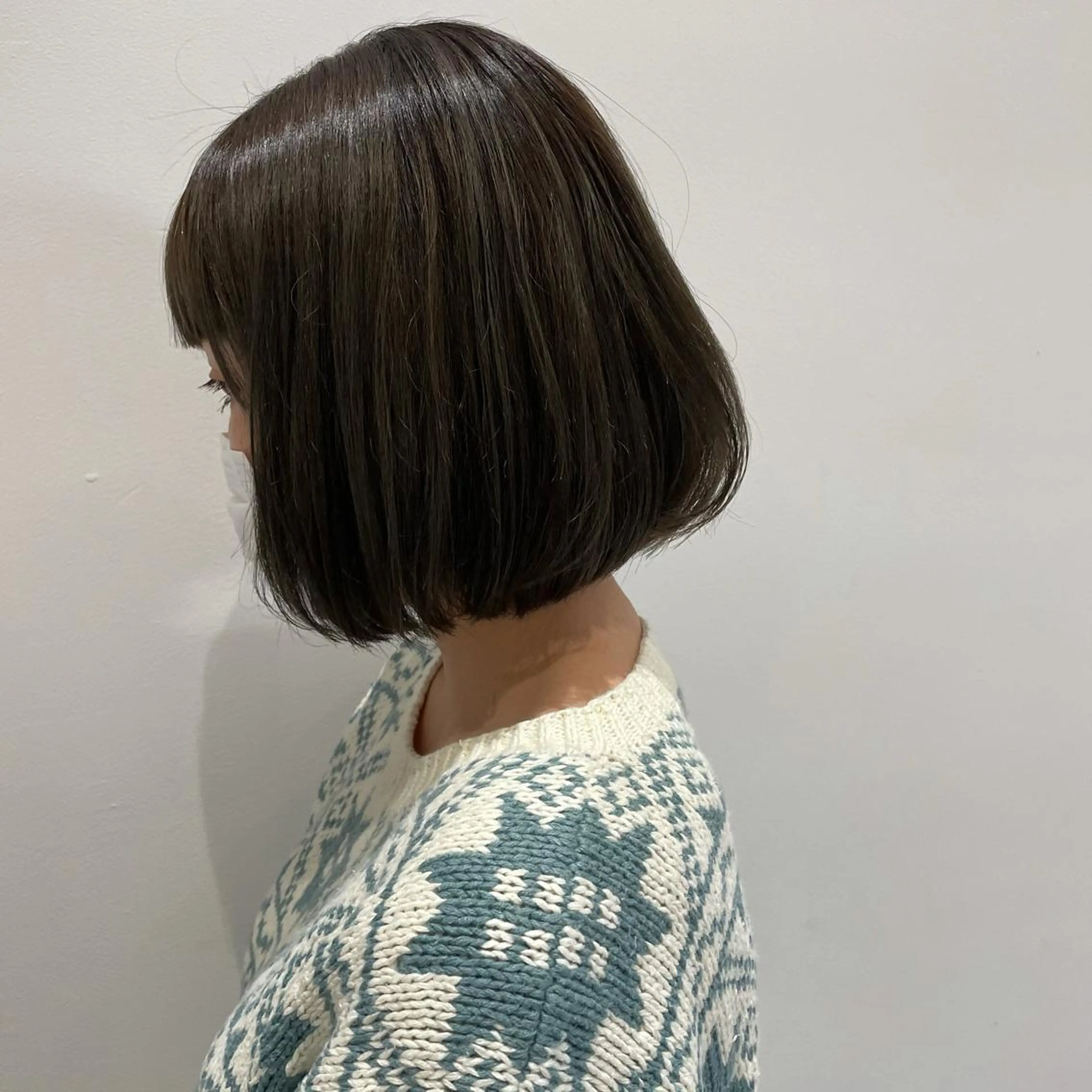 ショート カラー ボブ カット ヘアカラー トリートメント 狩野 羅夢のヘアスタイル