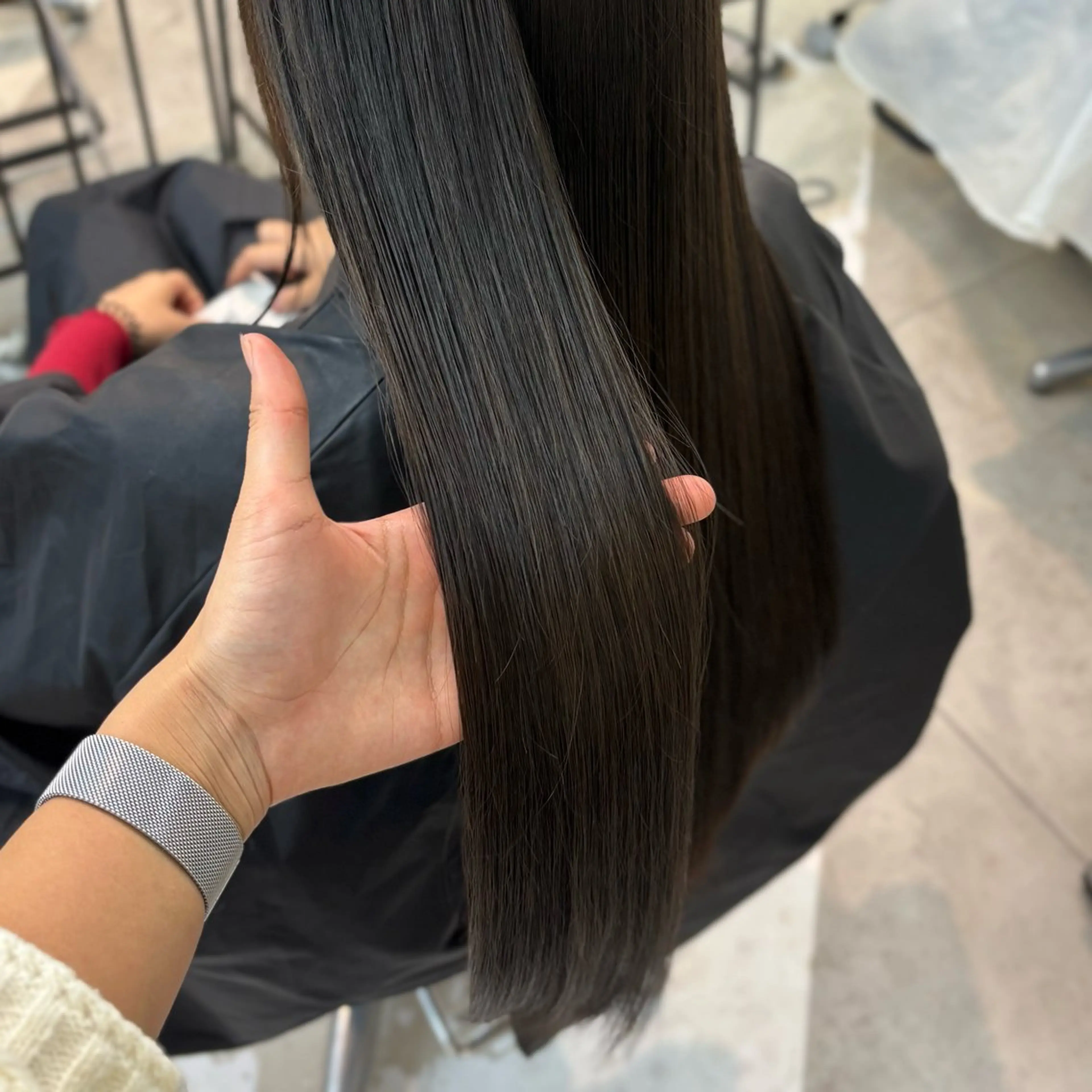 カラー ヘアカラー 透明感カラー/レイヤ ーカットりこ🤎🫧のヘアスタイル