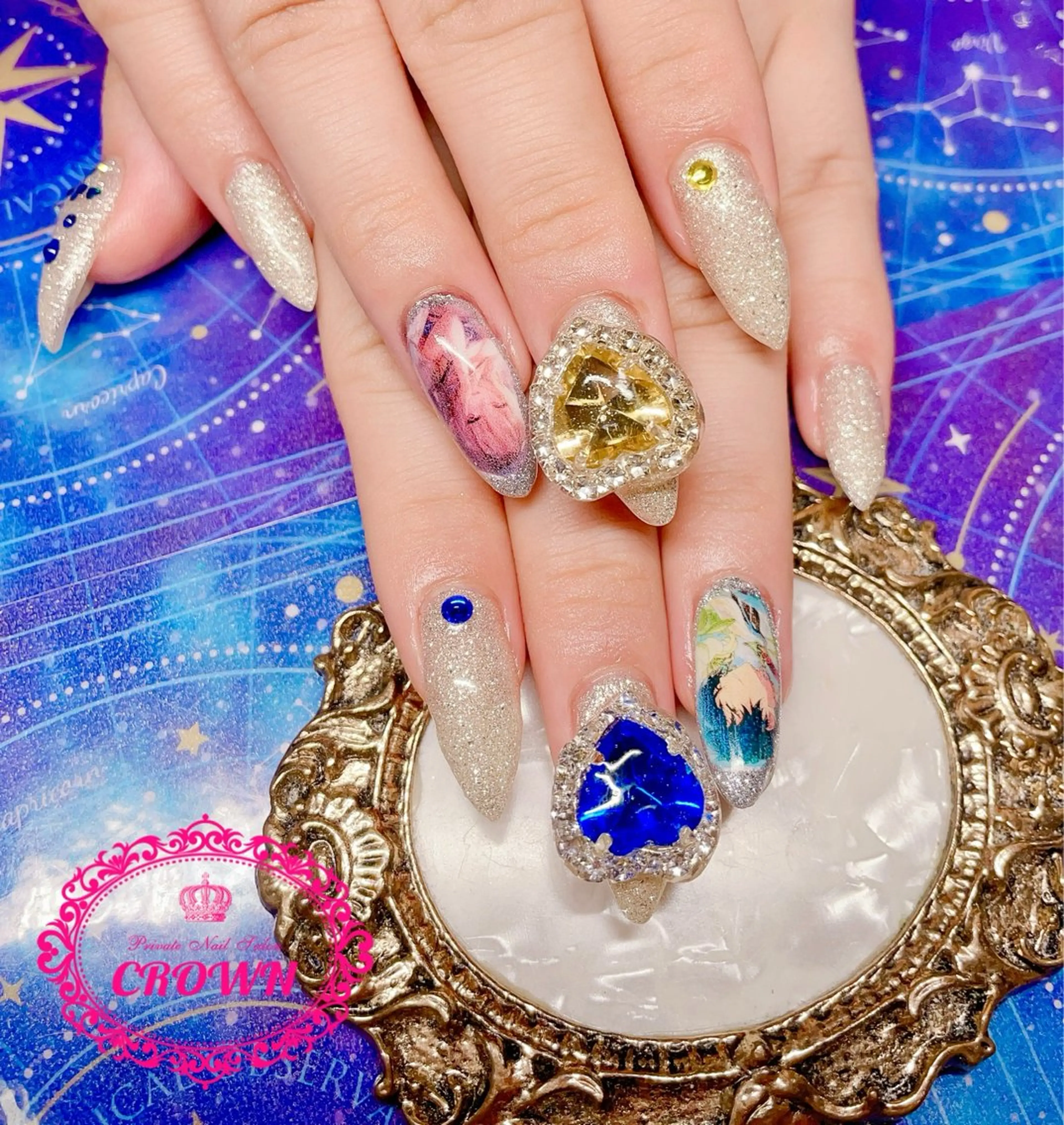 ネイル CROWN プライベートサロンのネイルデザイン