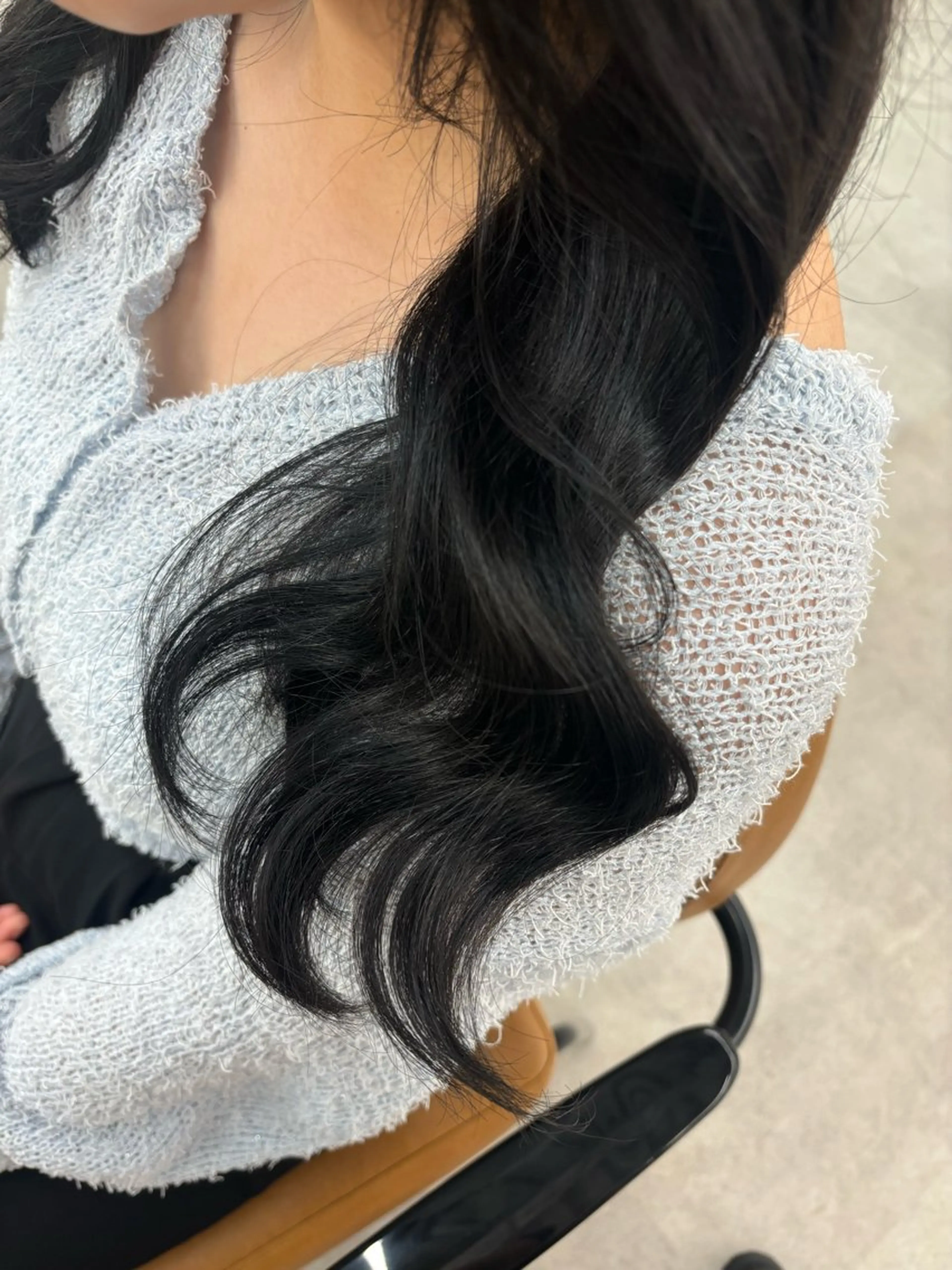 ミディアム カラー ブルーカラー universe Mizuki🎀のヘアスタイル