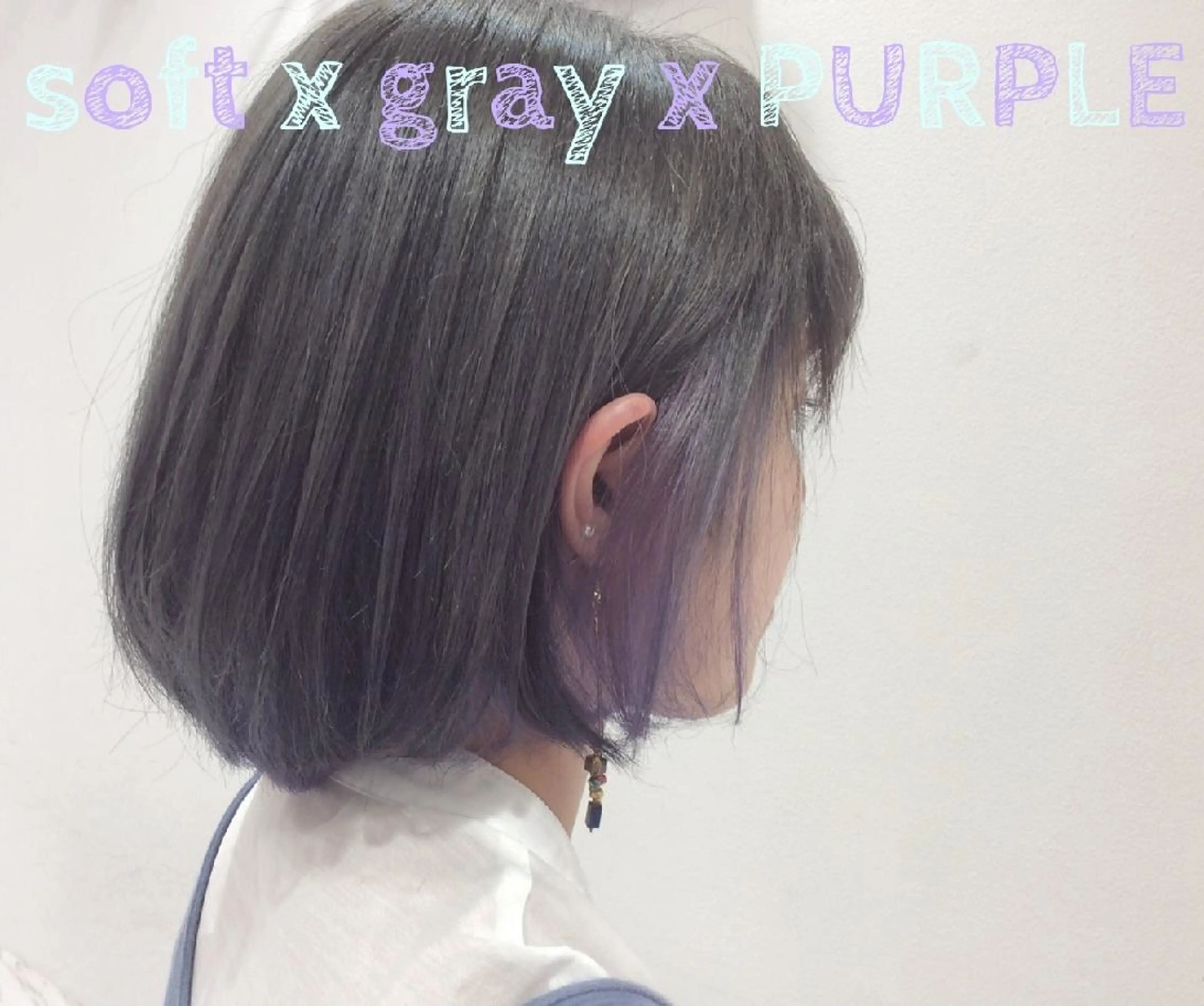 ショート カラー ヘアカラー 大場 友稀のヘアスタイル
