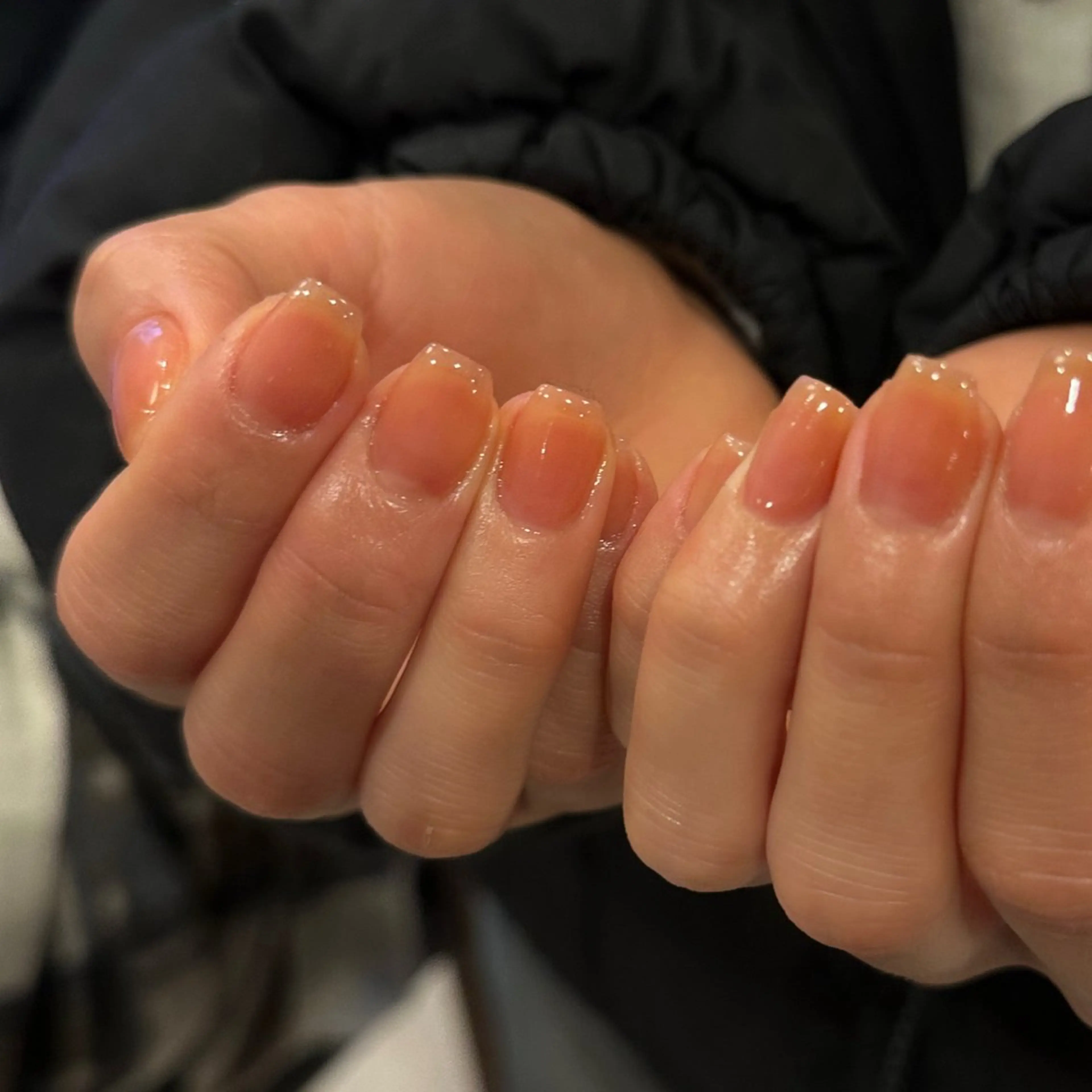 【ジェル付替オフなし】ジェル◎ワンカラー/ラメグラデーションの写真