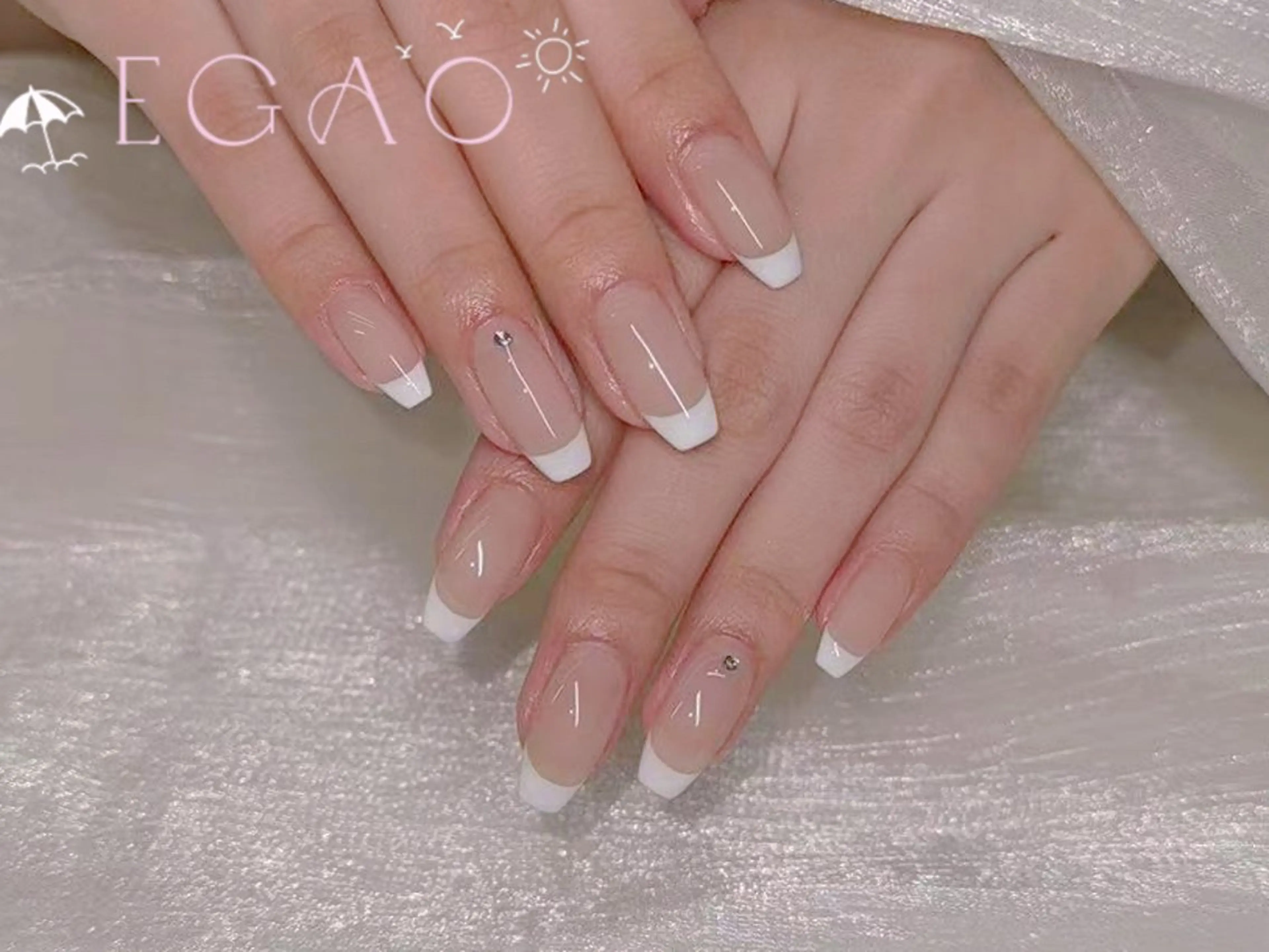 ネイル アートネイル フットネイル フレンチネイル ジェルネイル グラデーション ハンドネイル Egao Nail錦糸町店のネイルデザイン