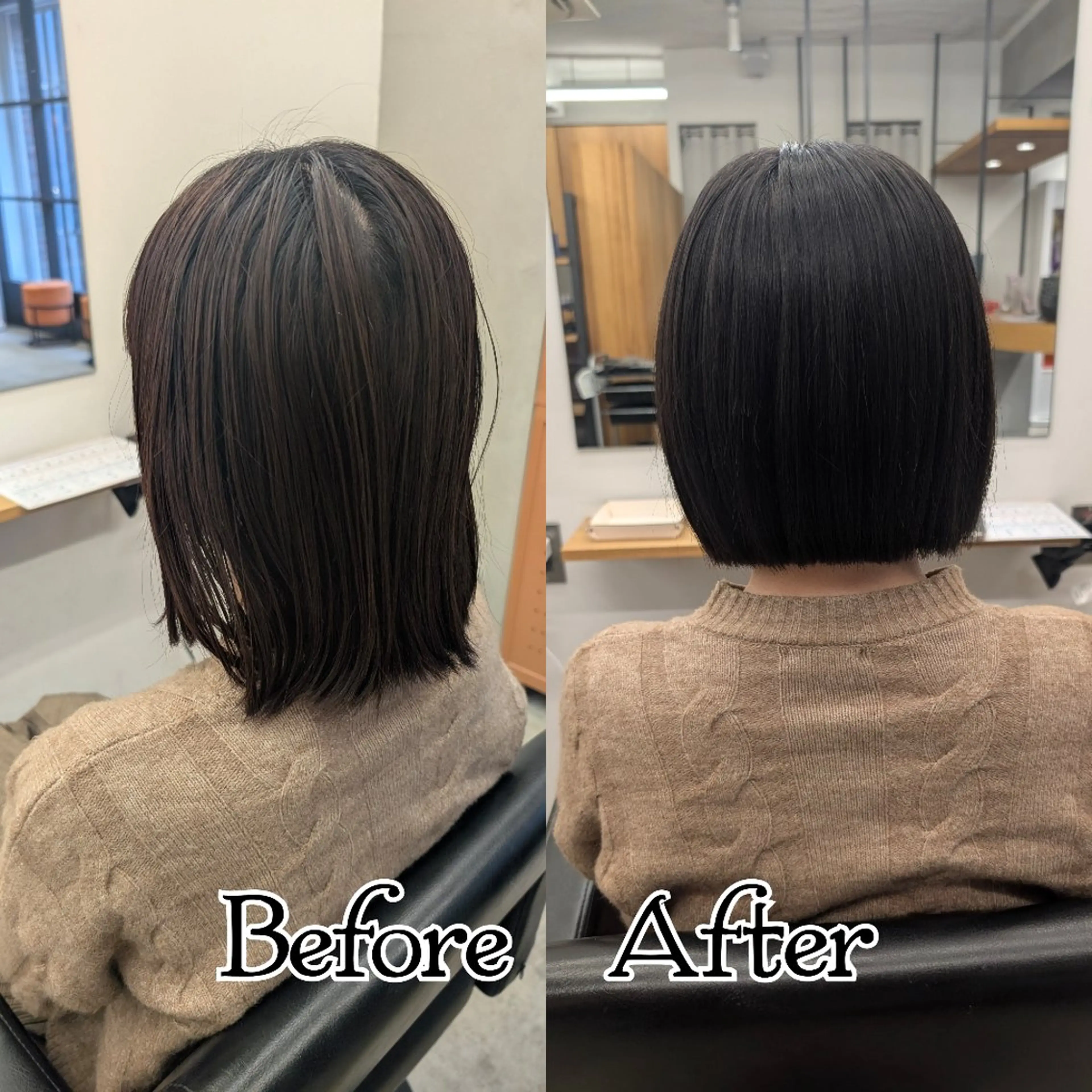 ショート カラー 透明感カラー ボブ カット ヘアカラー トリートメント R hair🧡 伊藤美和🤎のヘアスタイル