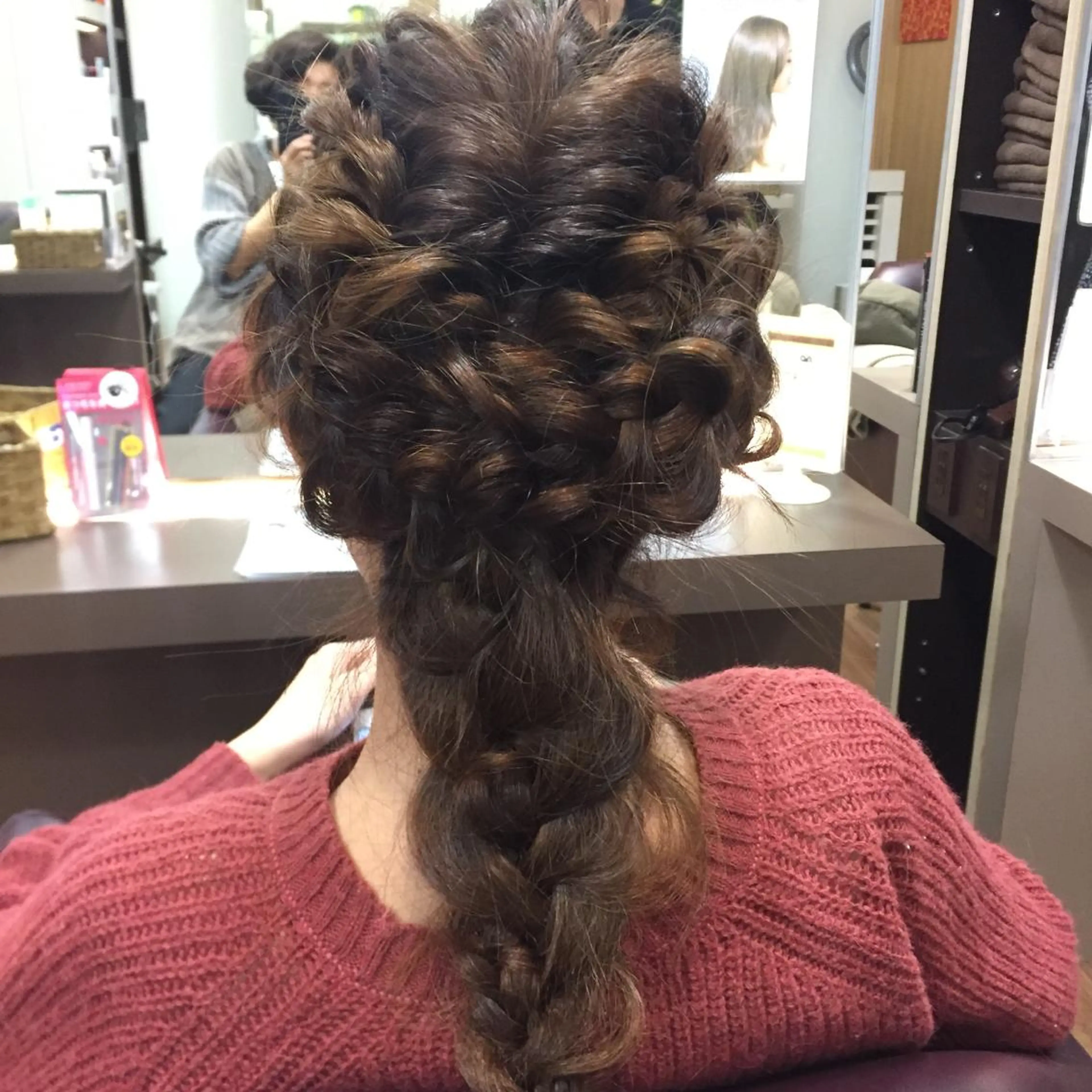 ミディアム セミロング ロング ヘアアレンジ 透け感/くびれヘア/ レイヤー/カズキ🍭のヘアスタイル