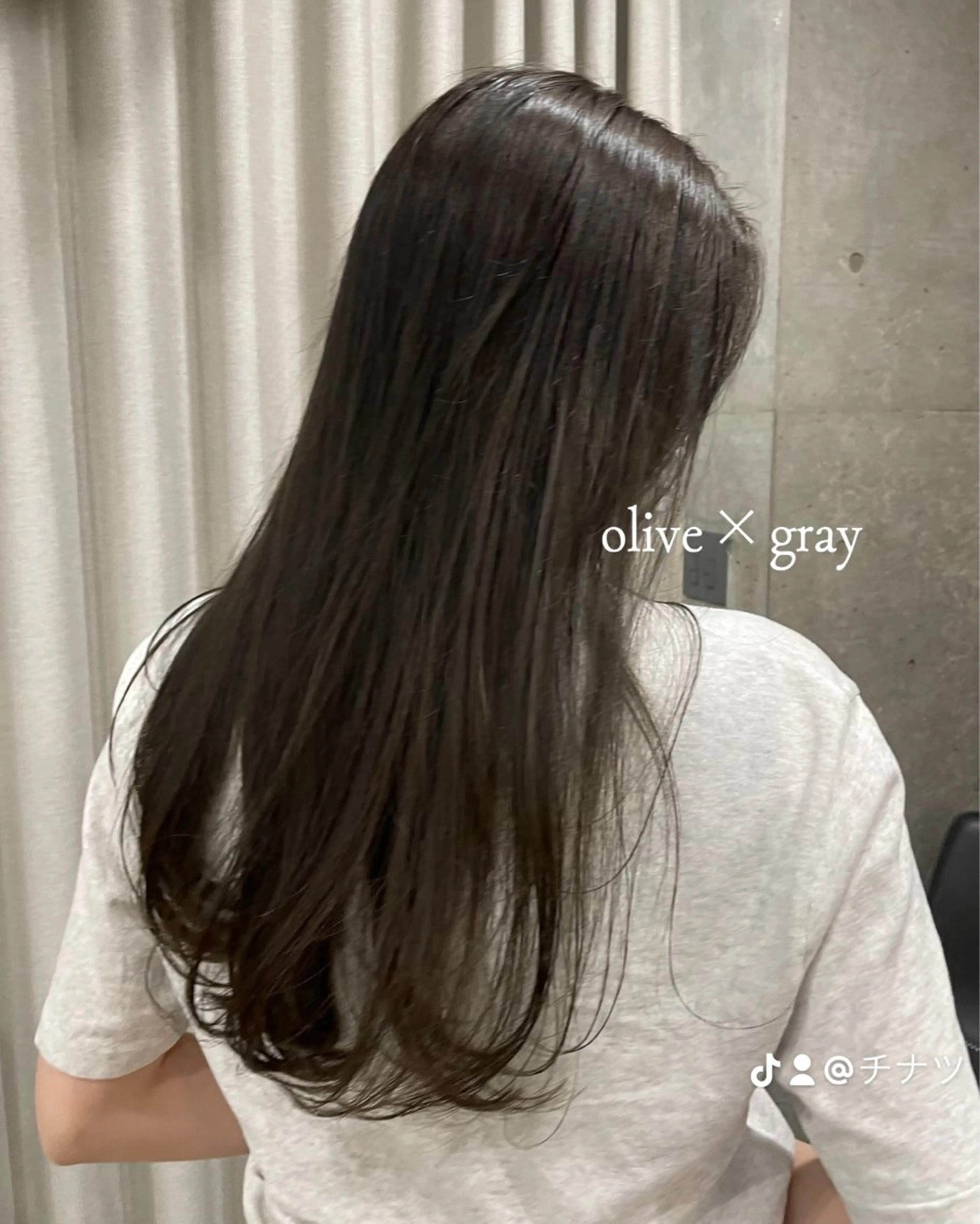 セミロング カラー カット ヘアカラー トリートメント 表参道🌿赤み消し カラー/チナツのヘアスタイル