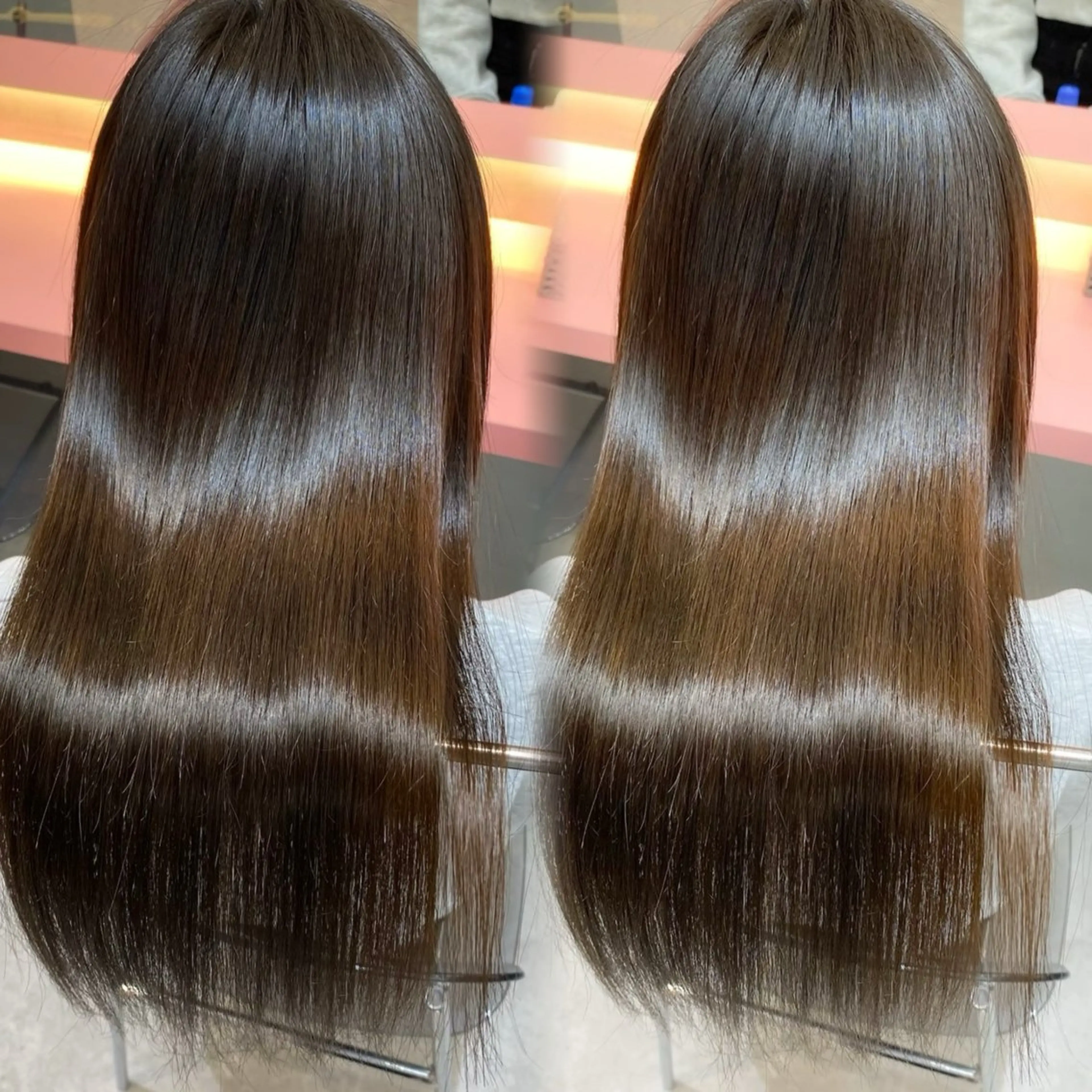ロング カラー カット ヘアカラー 縮毛矯正 トリートメント ‎🤍レイヤー/ 縮毛矯正🖤菊池瑛士のヘアスタイル