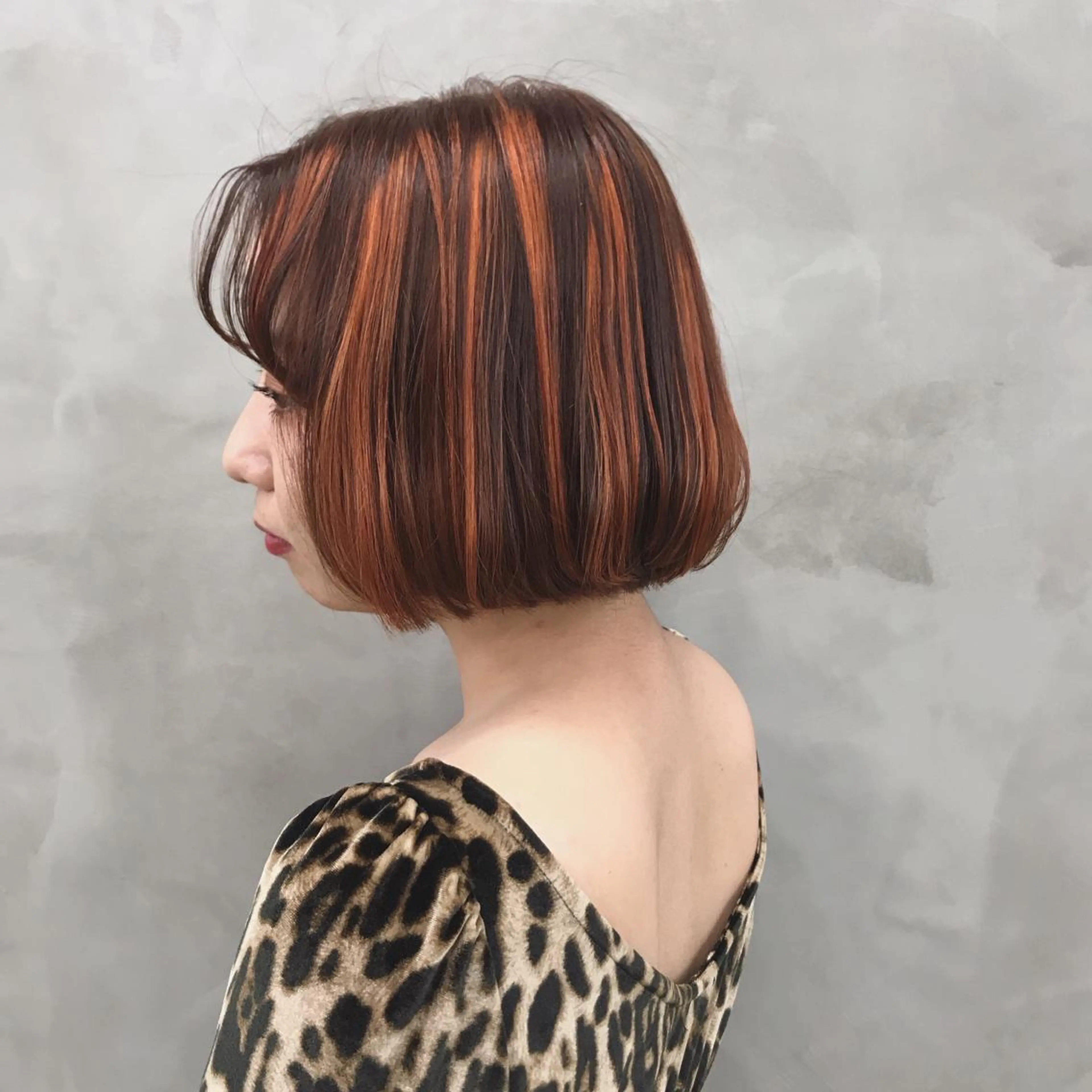 ミディアム カラー ハイライトカラー ハイライト 🐝 hachi🐝のヘアスタイル