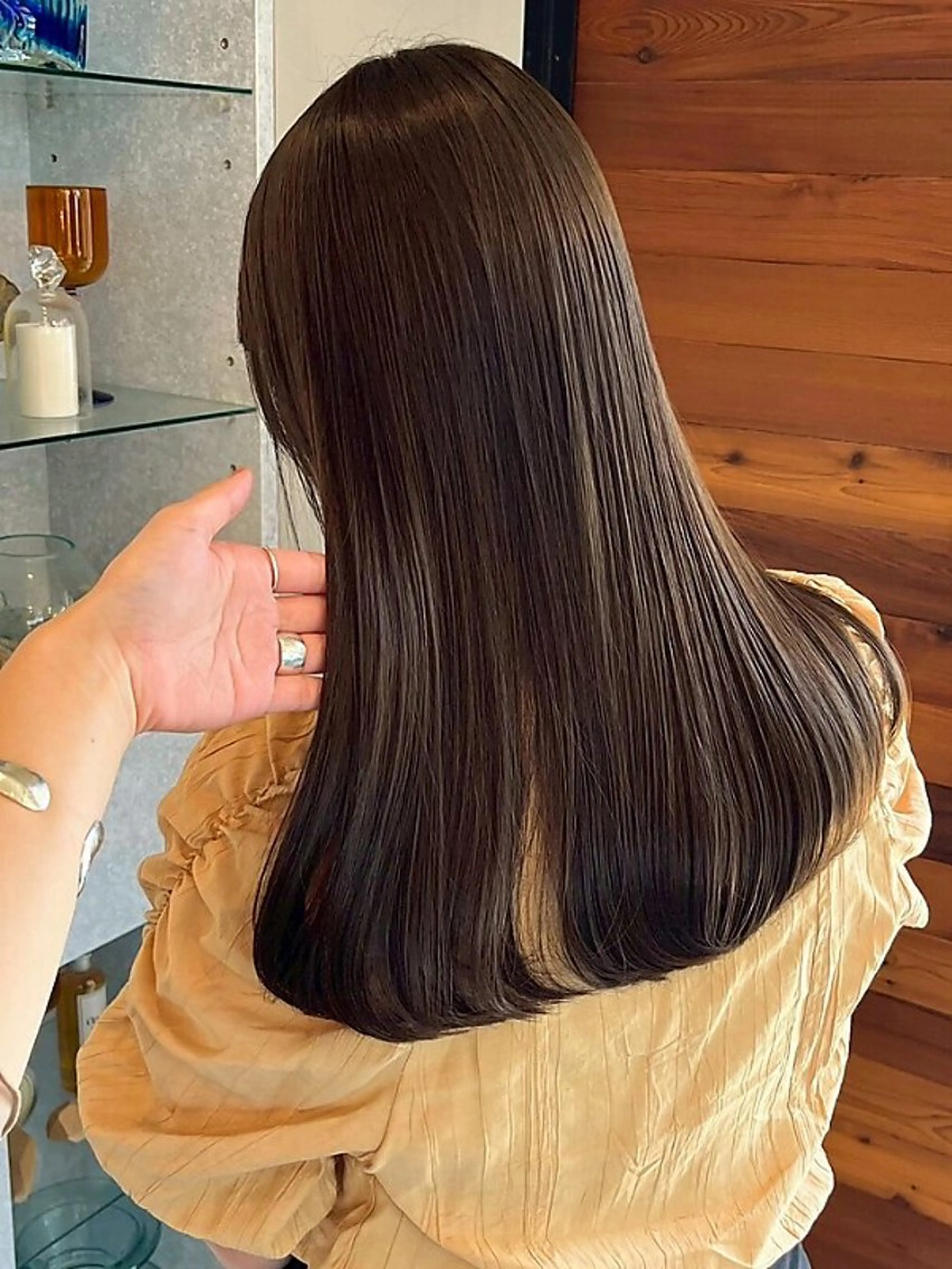 ロング ヘアカラー トリートメント hanae 安城/color🎼のヘアスタイル