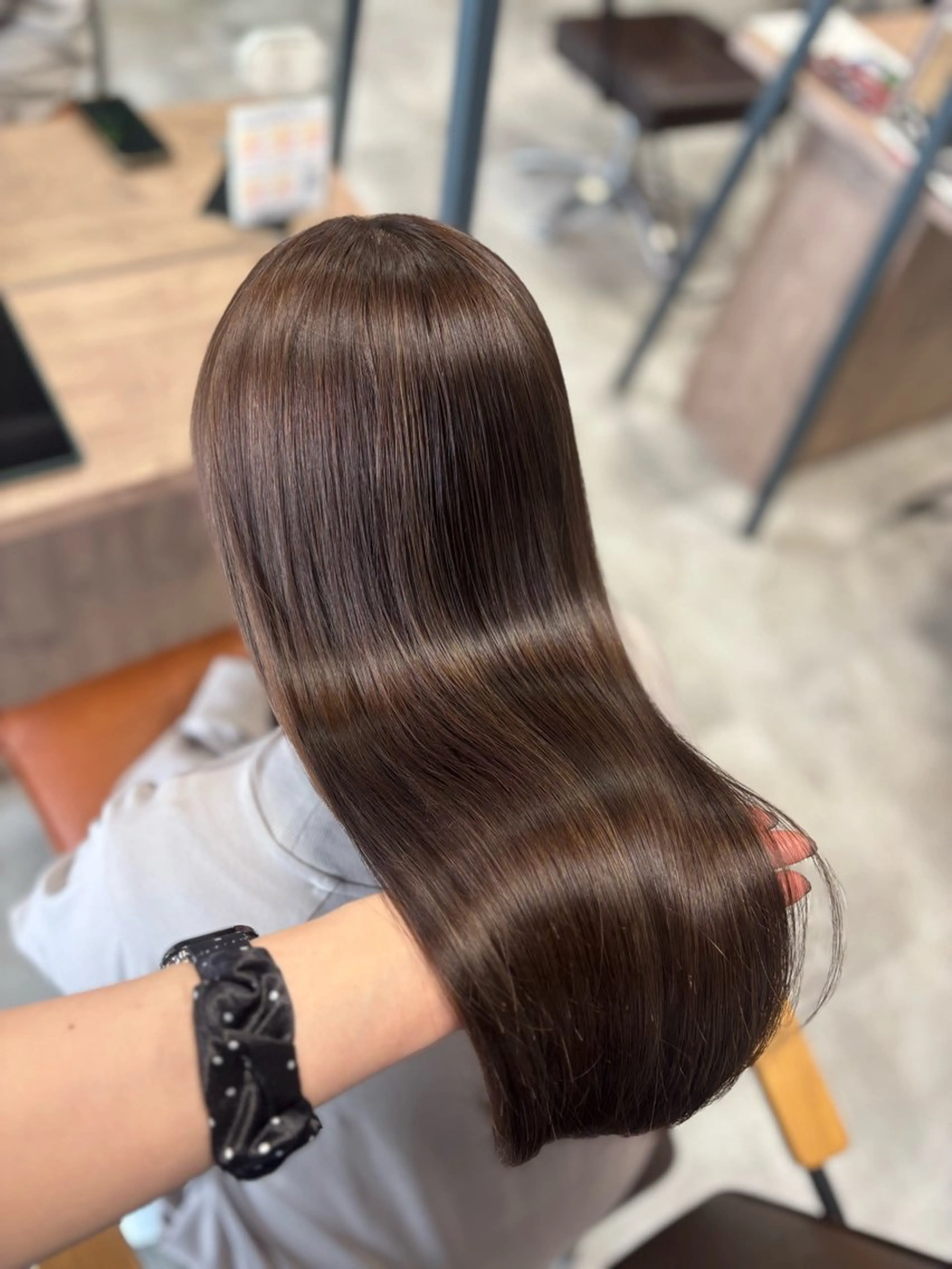 セミロング カット トリートメント きょうか🩶 /艶髪/髪質改善のヘアスタイル