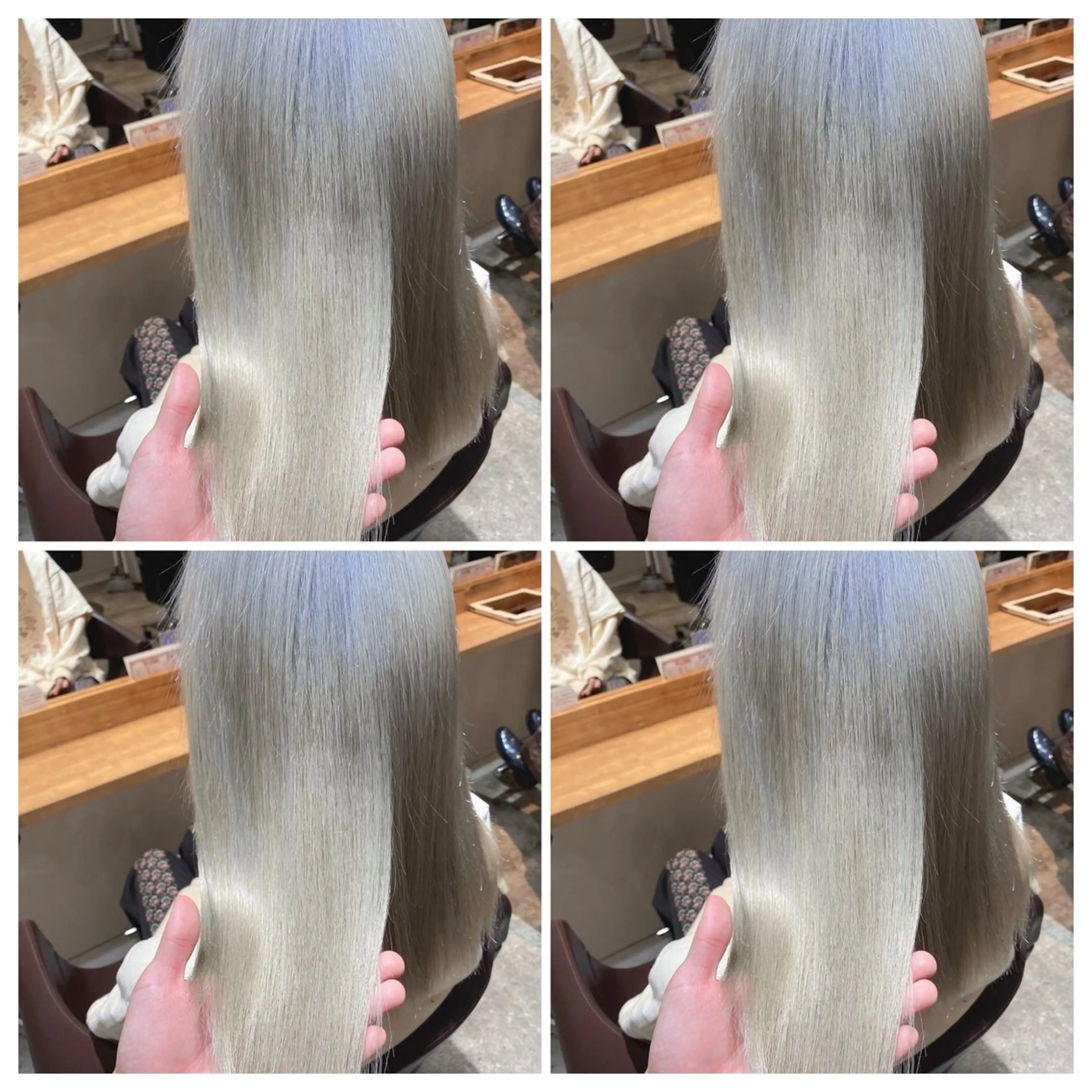 ロング カラー 髪質改善 艶髪矯正 エクステ かいり✂️のヘアスタイル