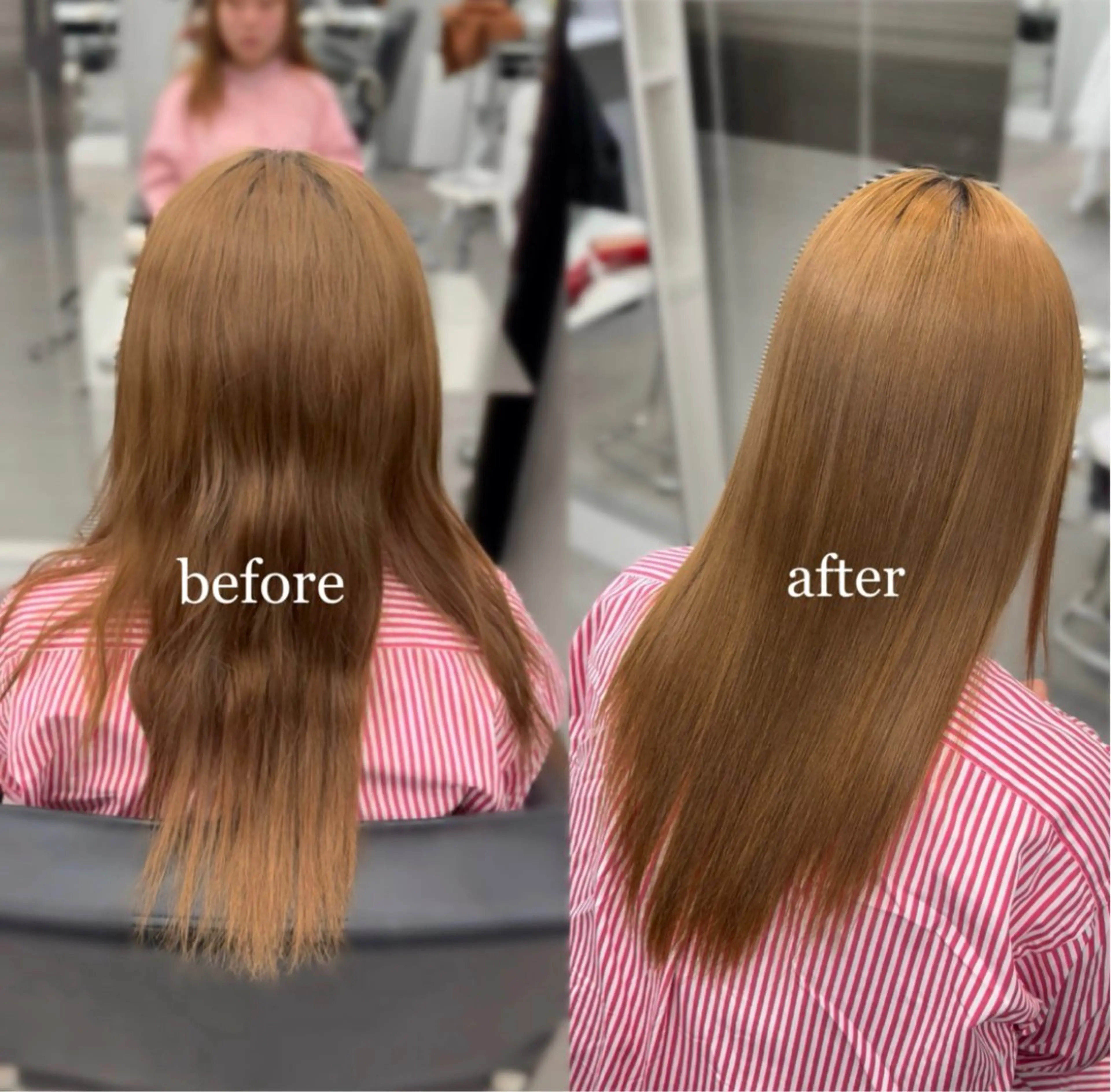 ロング パーマ 酸性ストレート ストレートパーマ 縮毛矯正 縮毛矯正/ mikaのヘアスタイル