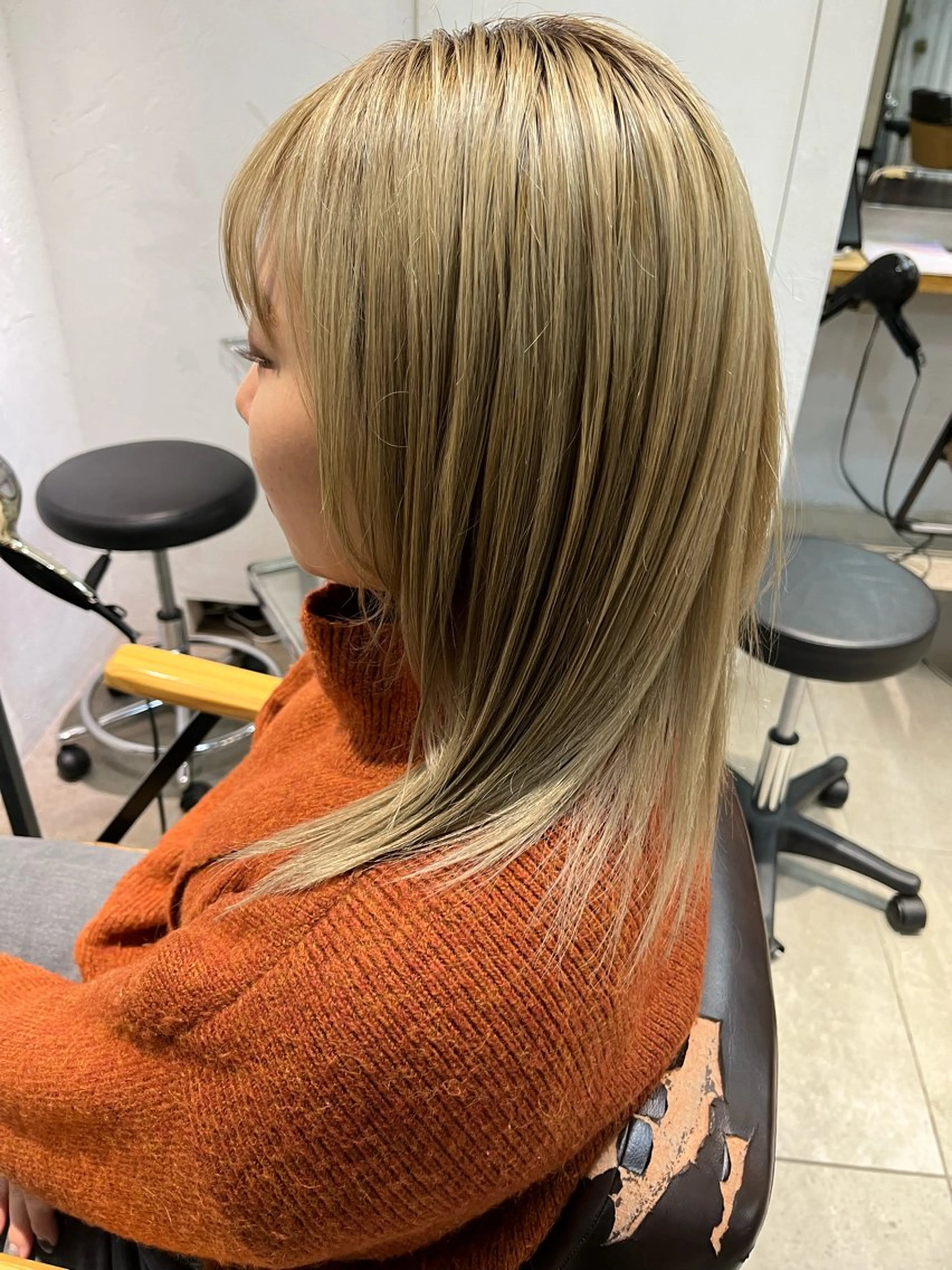 ロング カラー トリートメント 赤み消しカラー/ ナチュラル/トモキのヘアスタイル