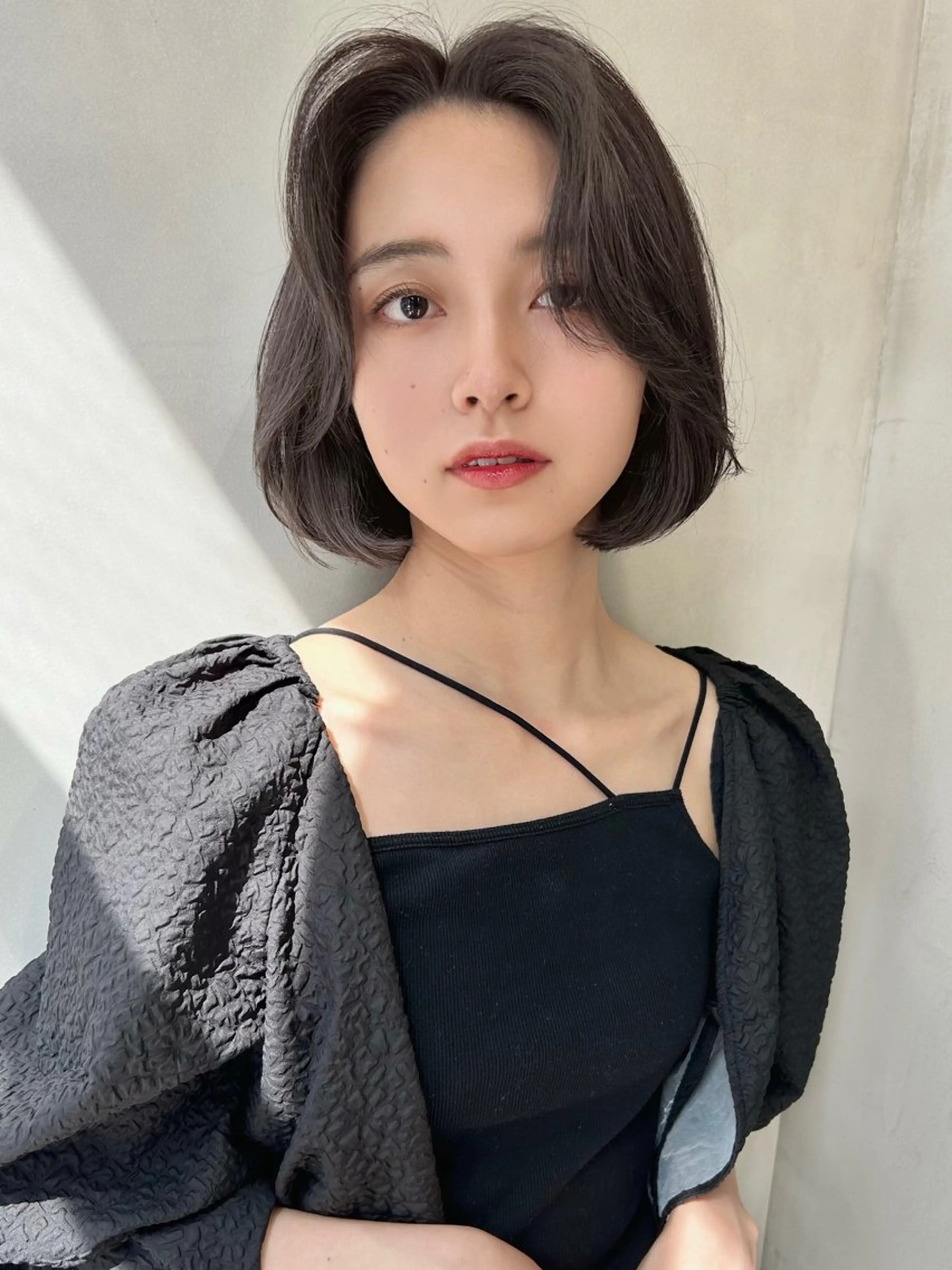 ショート ボブ 顔周りカット 韓国顔周りヘア 🇰🇷💐石井遥のヘアスタイル