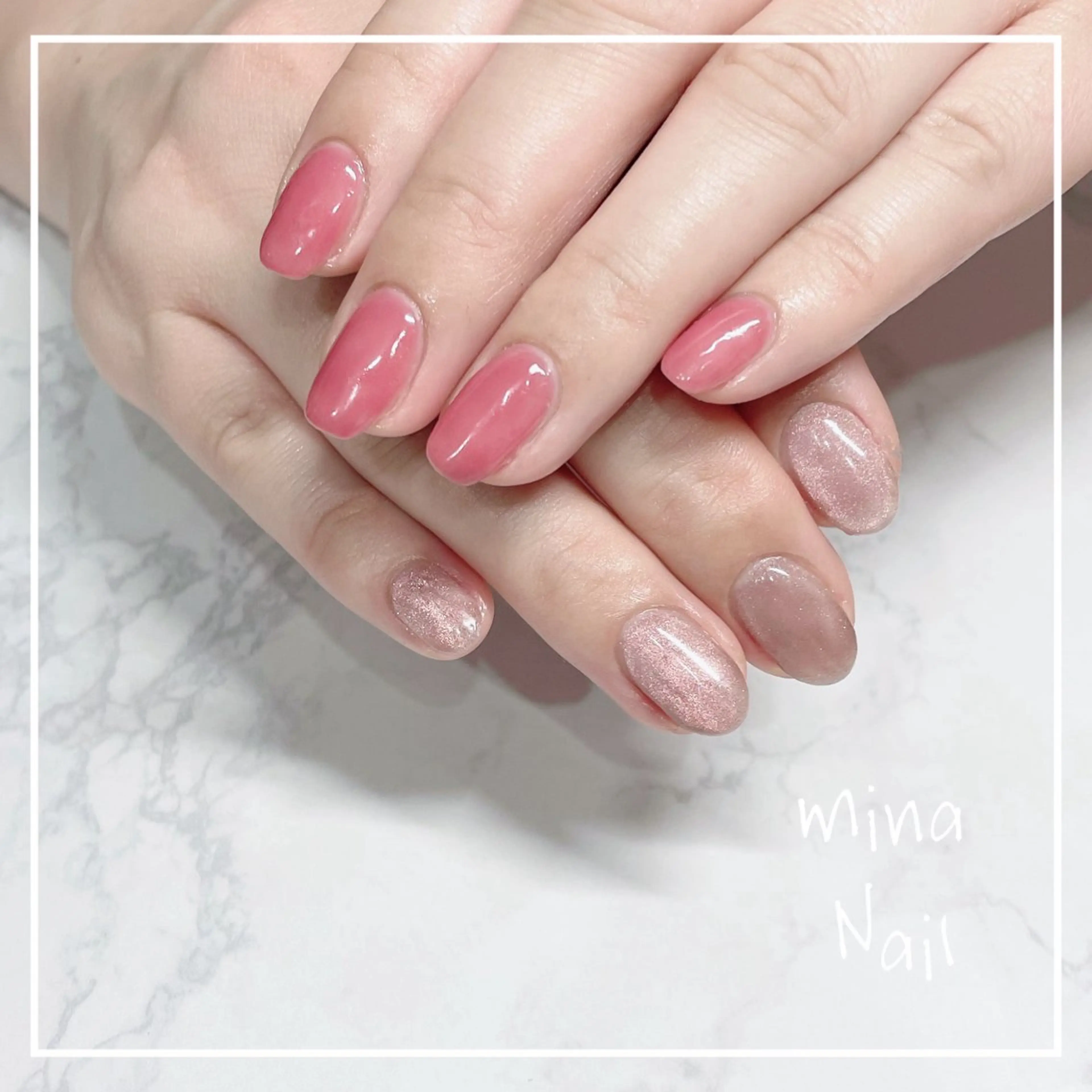 ネイル マグネットネイル mina Nailのネイルデザイン