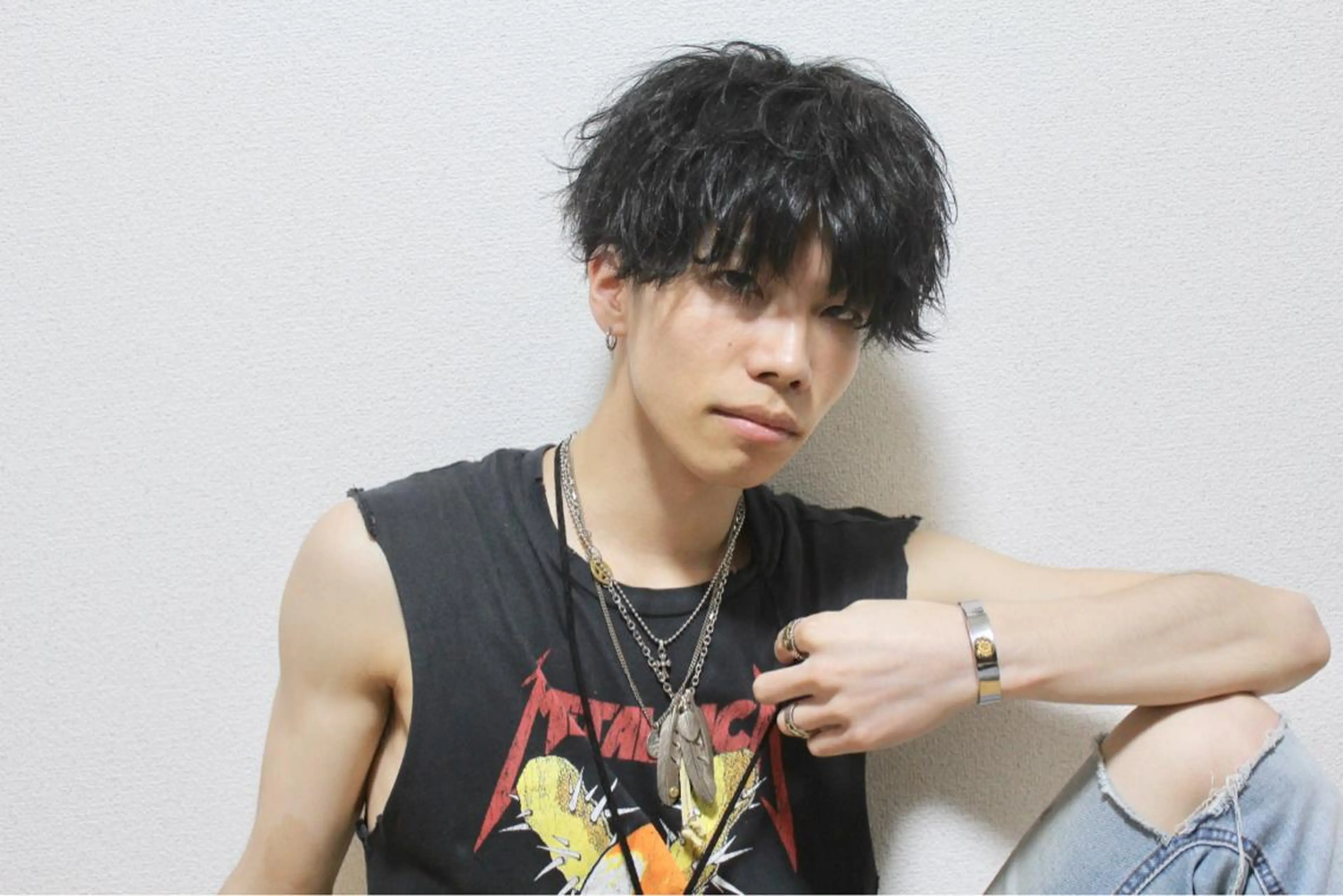 メンズ Eliss 堀江 店長　芝下光のヘアスタイル