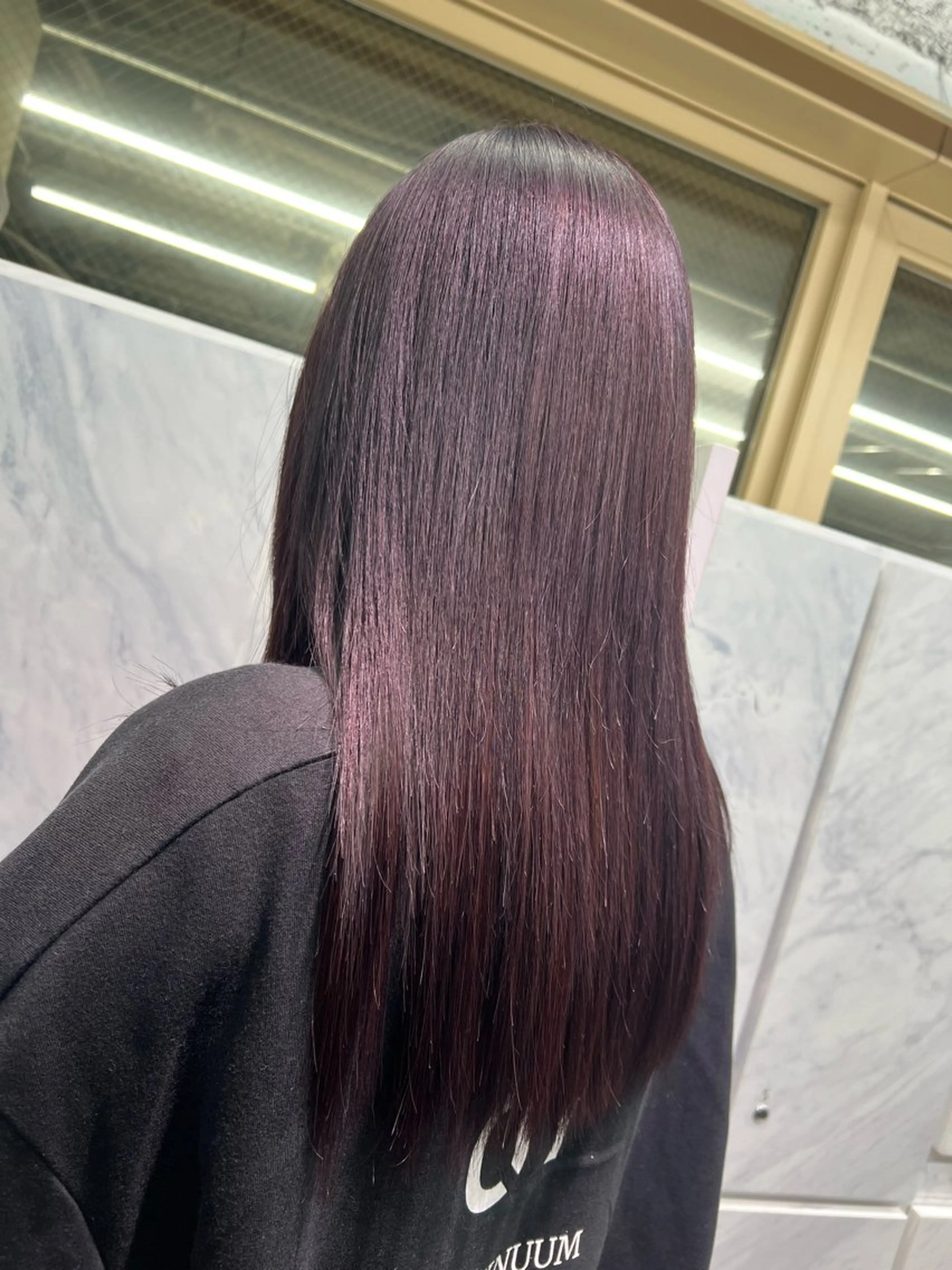 セミロング 髪質改善 トリートメント ヘアカラー トリートメント プルエクステ 🖤MIYUのヘアスタイル