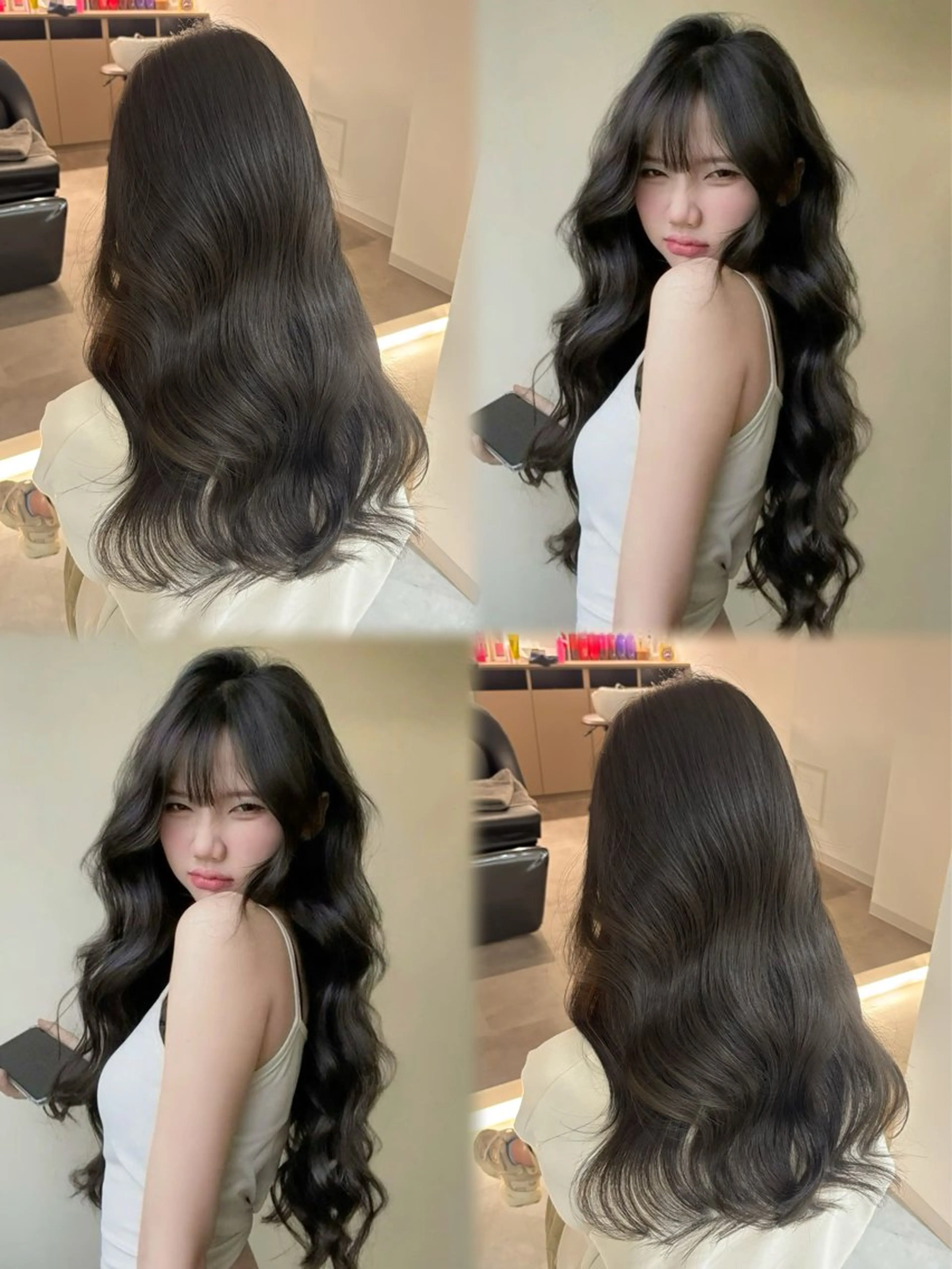 ロング カラー ベージュカラー ブリーチ ブラウンカラー ケアブリーチ カシス カット ヘアカラー トリートメント 🎀透明感× 赤み消し🎀正源のヘアスタイル