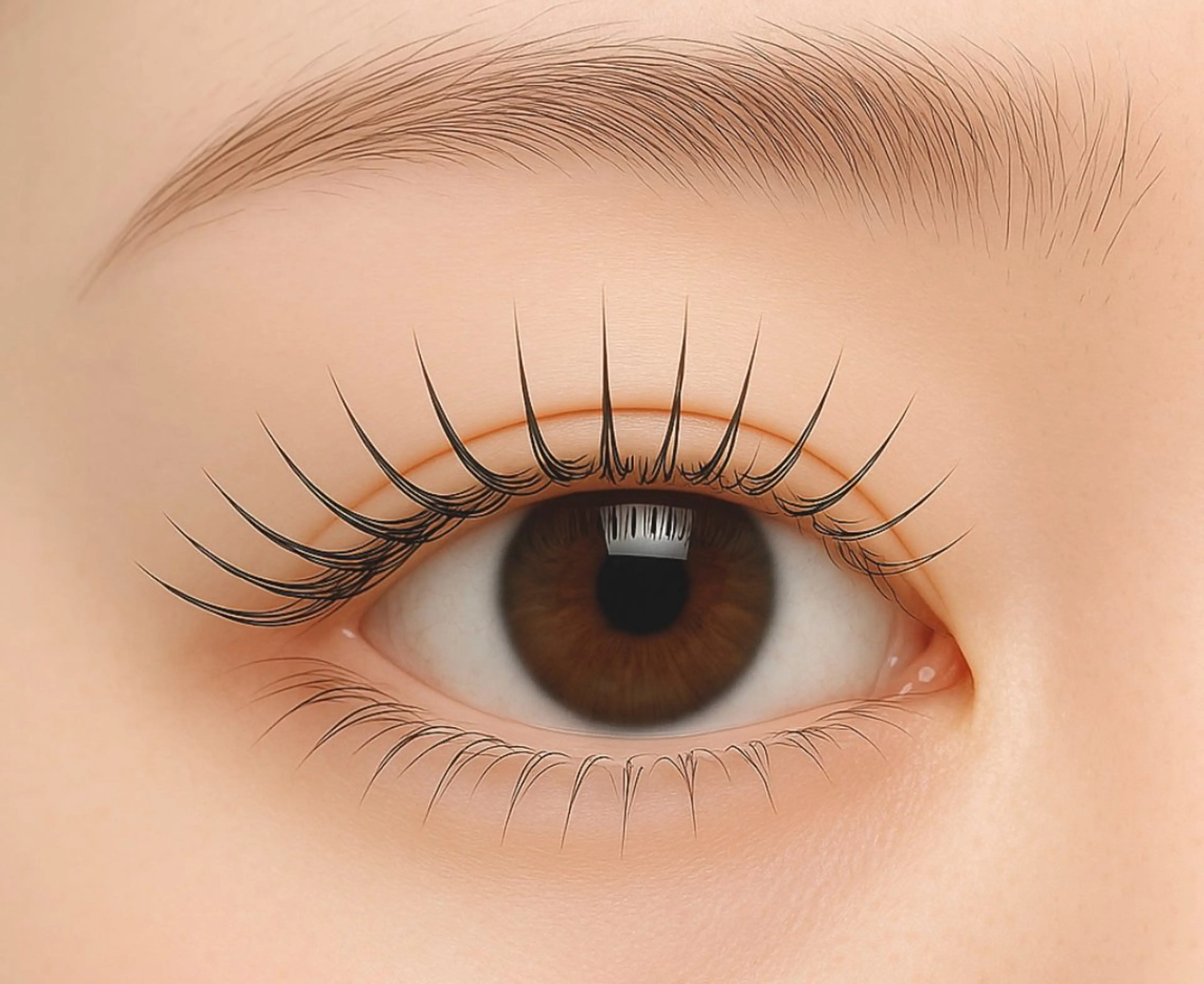 【ラッシュリフト＋垢抜け眉WAX】※アイシャンプー+ケラチントリートメント+コーティング付きの写真