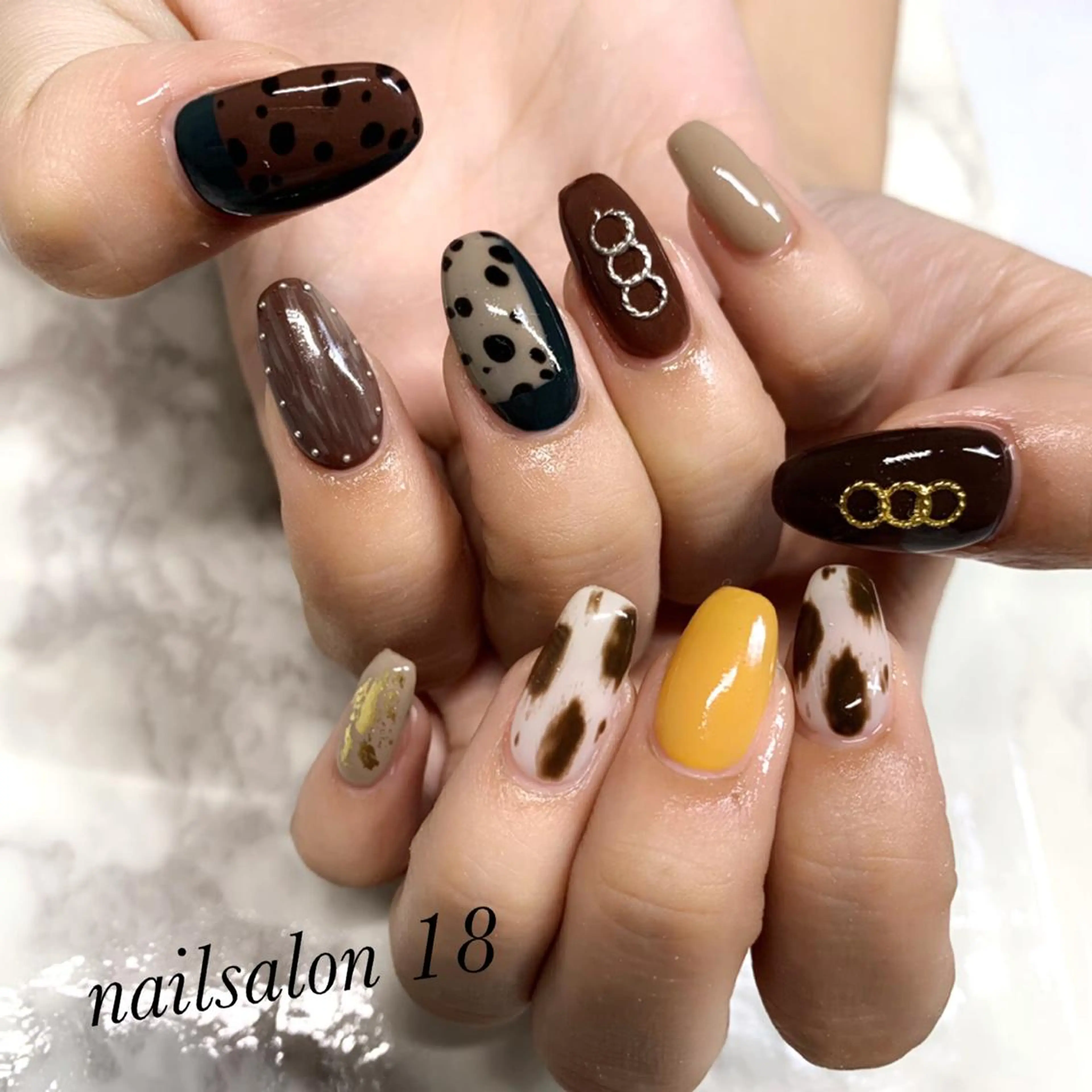メンズ ネイル nail salon 18.のネイルデザイン
