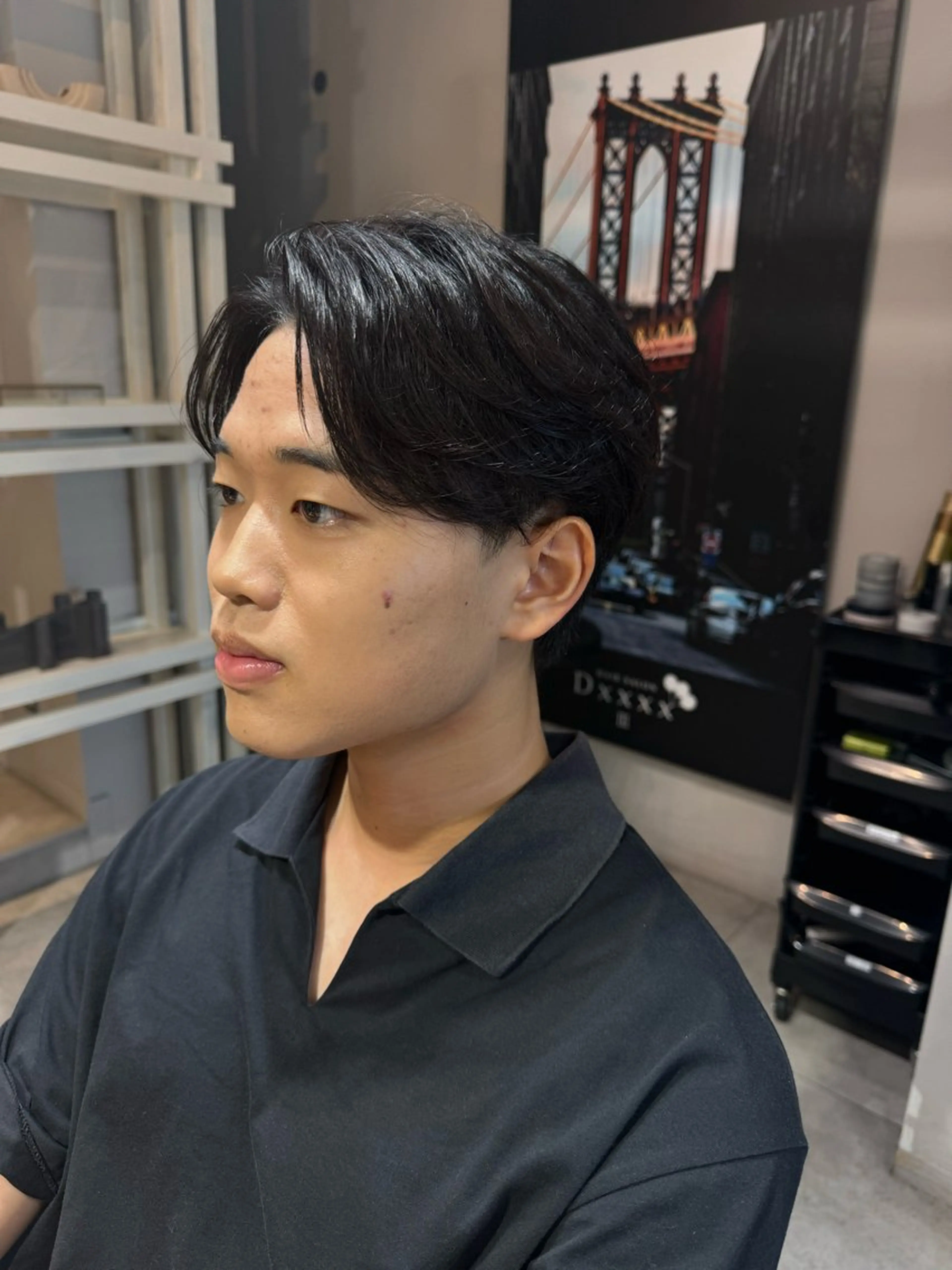 ミディアム メンズ カット 縮毛矯正 トリートメント 似合う髪型が 分からない方へのヘアスタイル