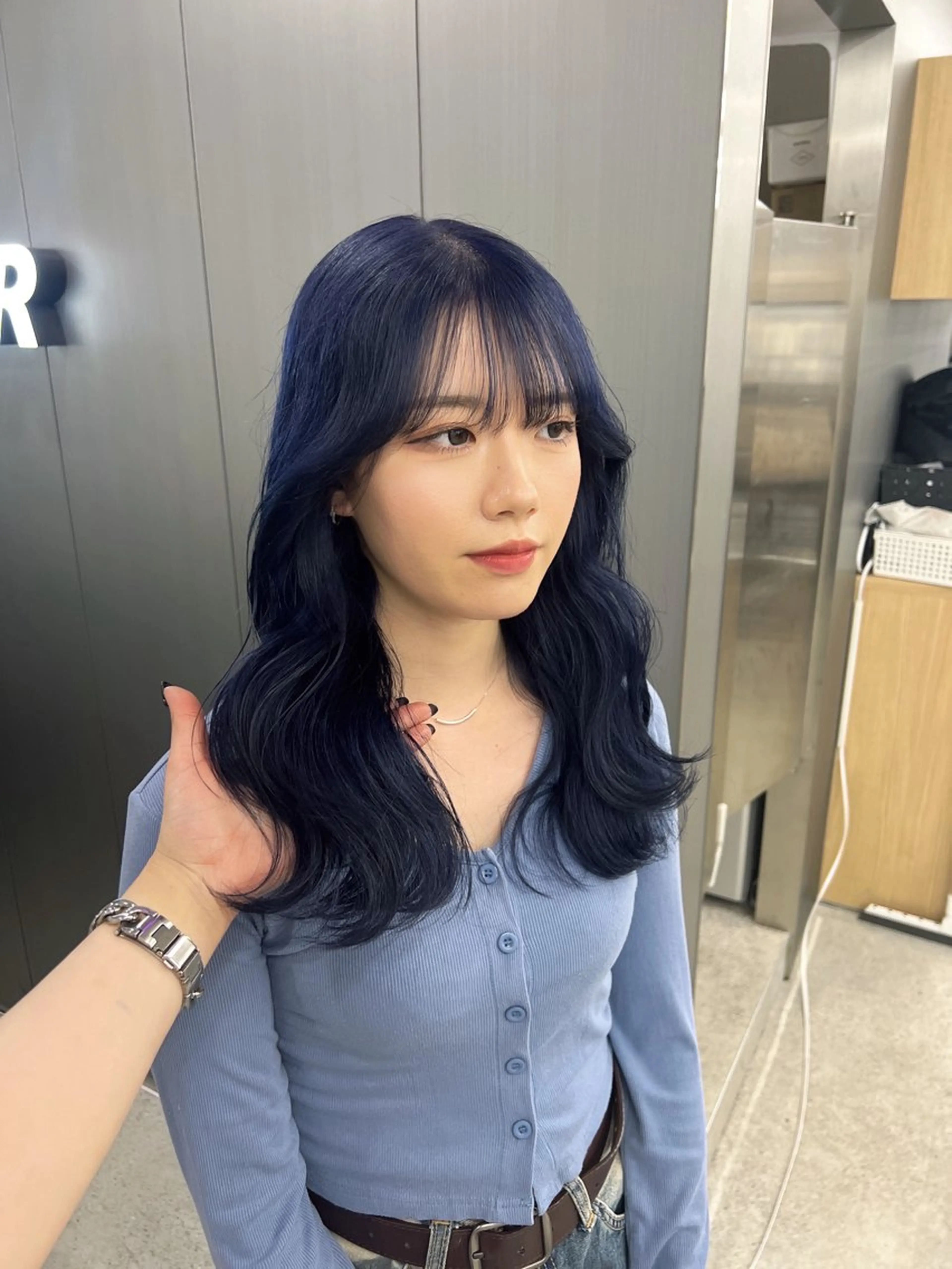 【🧊ブルーカラーやりたい方🧊】🪄ダブルカラー🪄【ケアブリーチorハーフブリーチ➕カラー➕炭酸spa】の写真