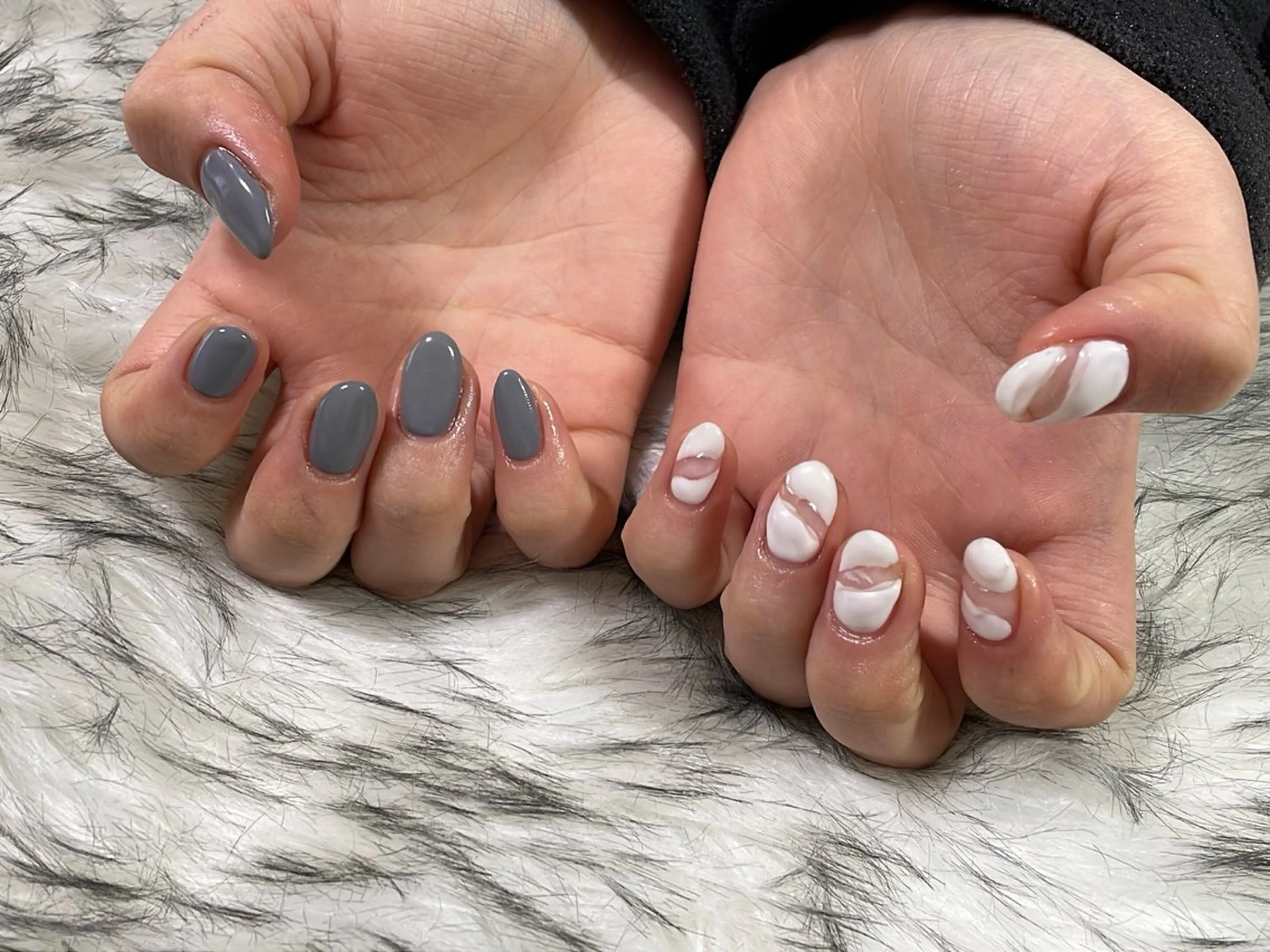 ネイル オーロラネイル フットネイル フレンチネイル ジェルネイル 韓国ネイル ハンドネイル kiki nail &brow二子玉川の眉毛・アイブロウイメージ