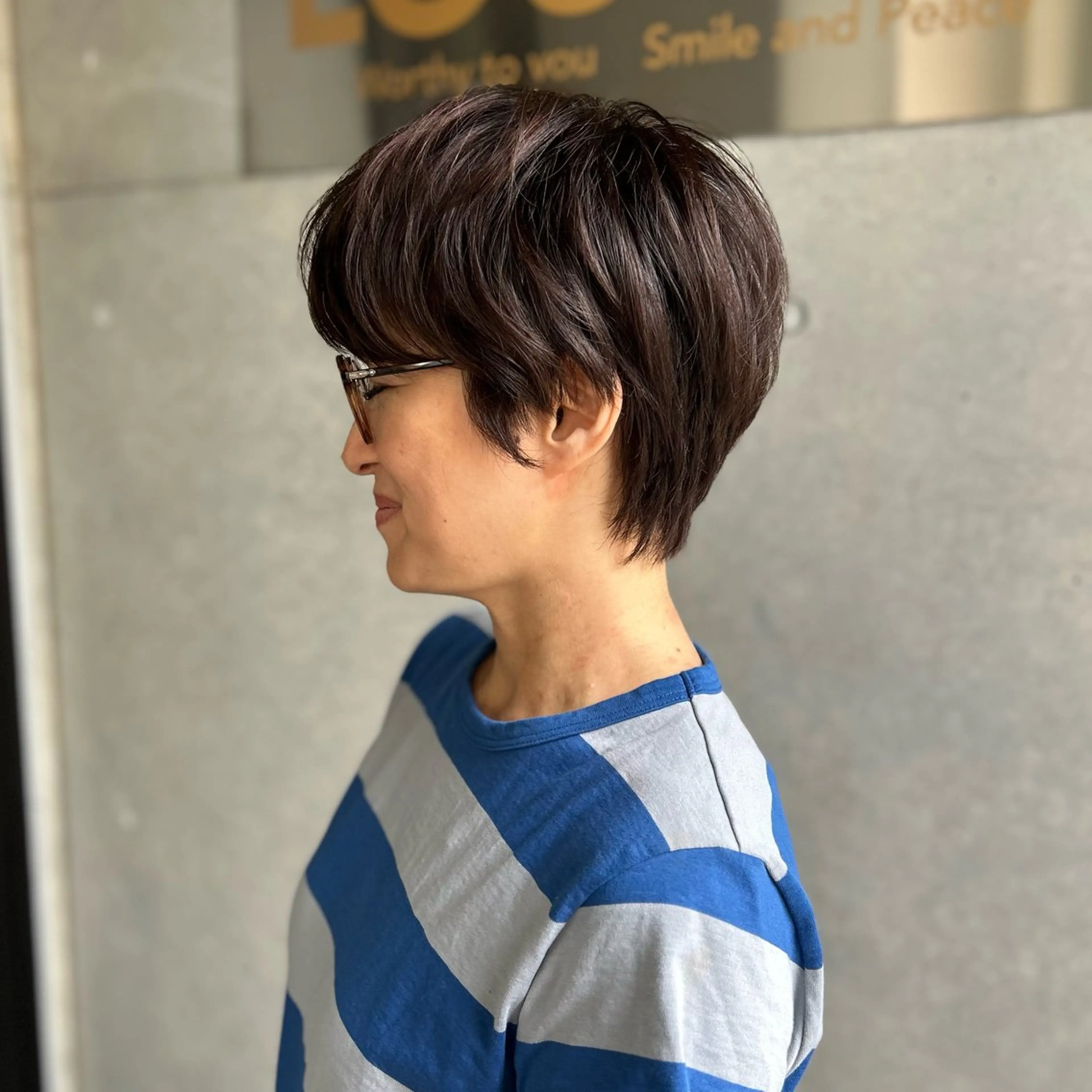 ショート ショートヘア 柴田 久美子のヘアスタイル