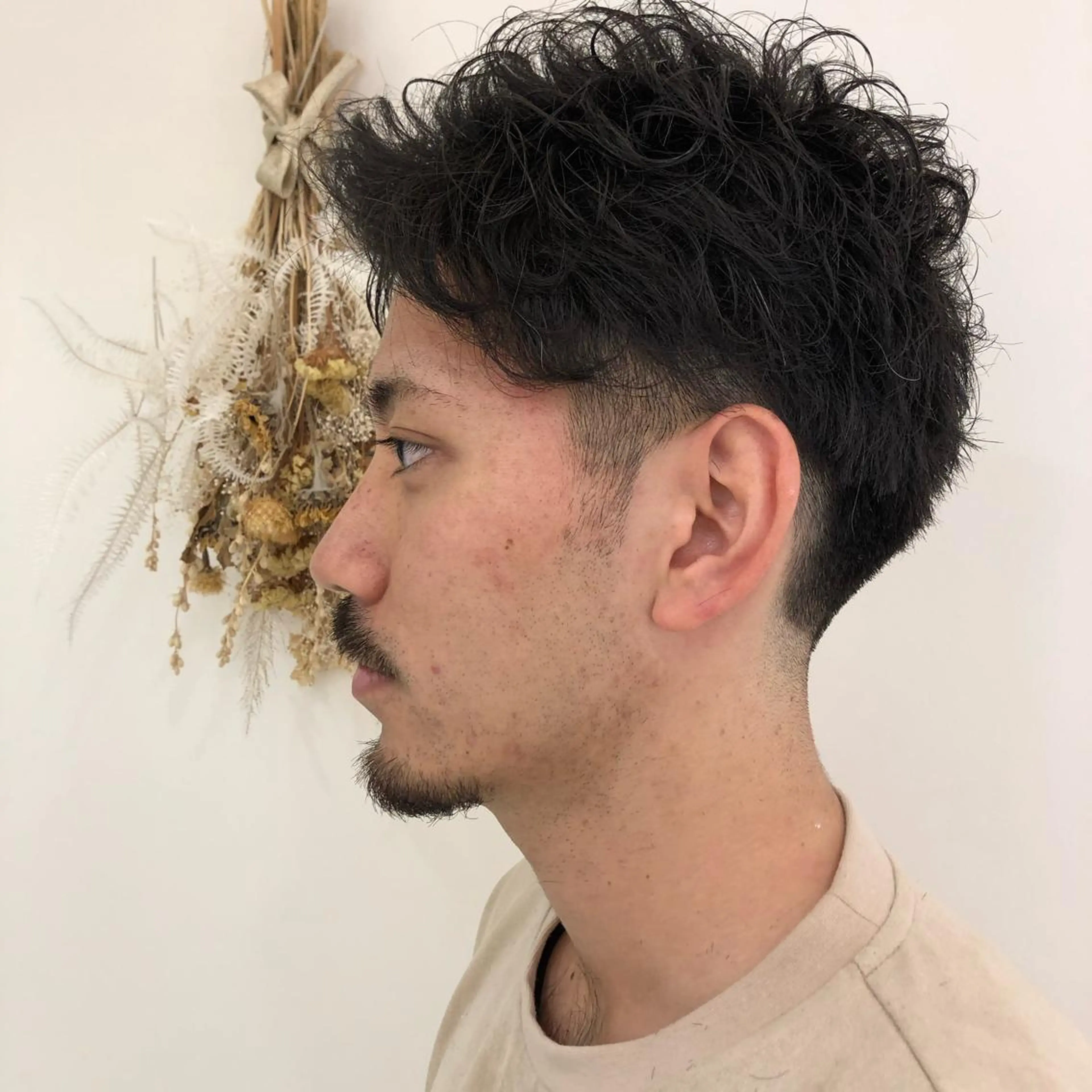 ショート パーマ カット パーマ 【髪質改善】 梅田　聡のヘアスタイル