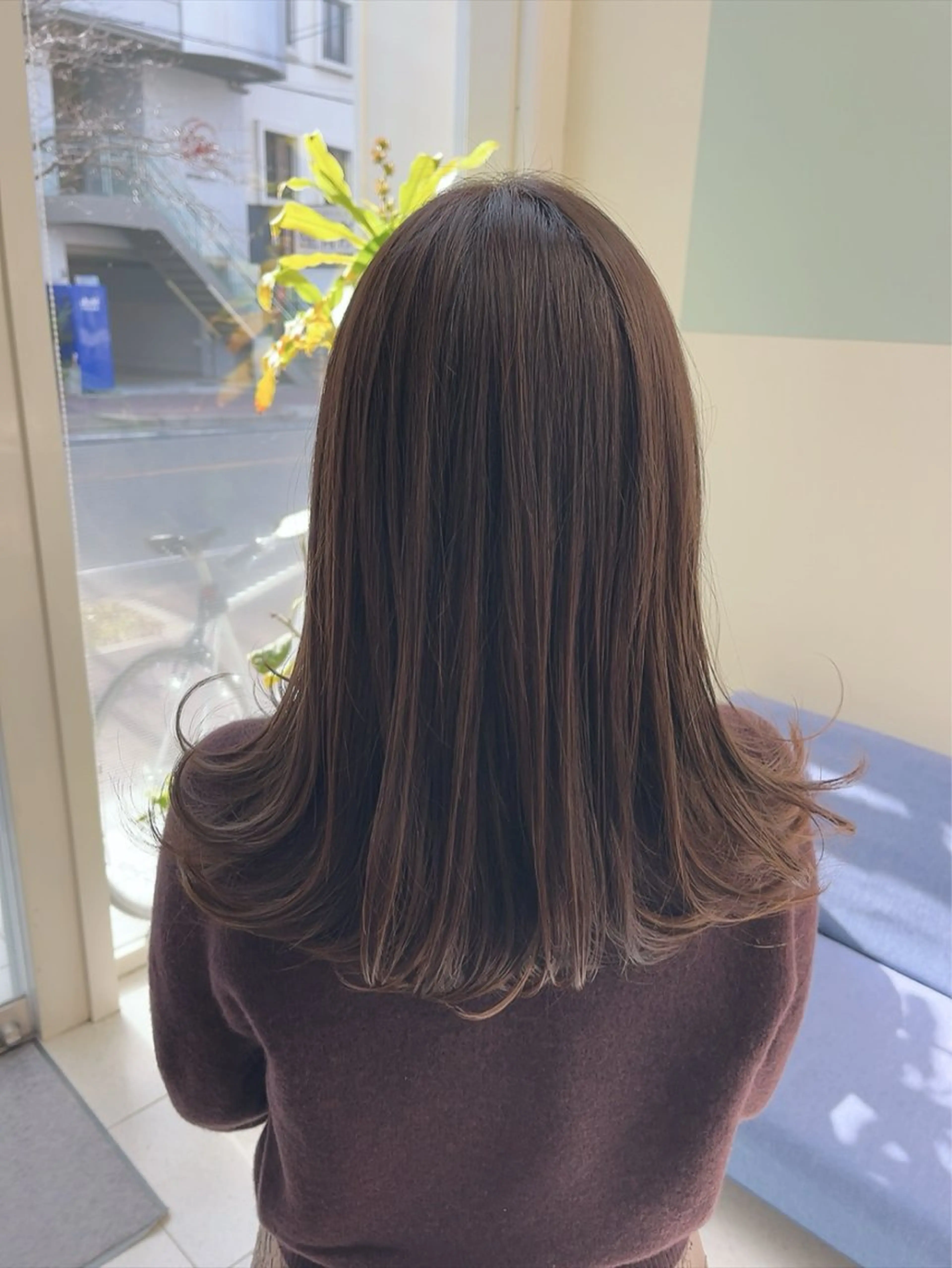 ロング カラー 林 真之介のヘアスタイル