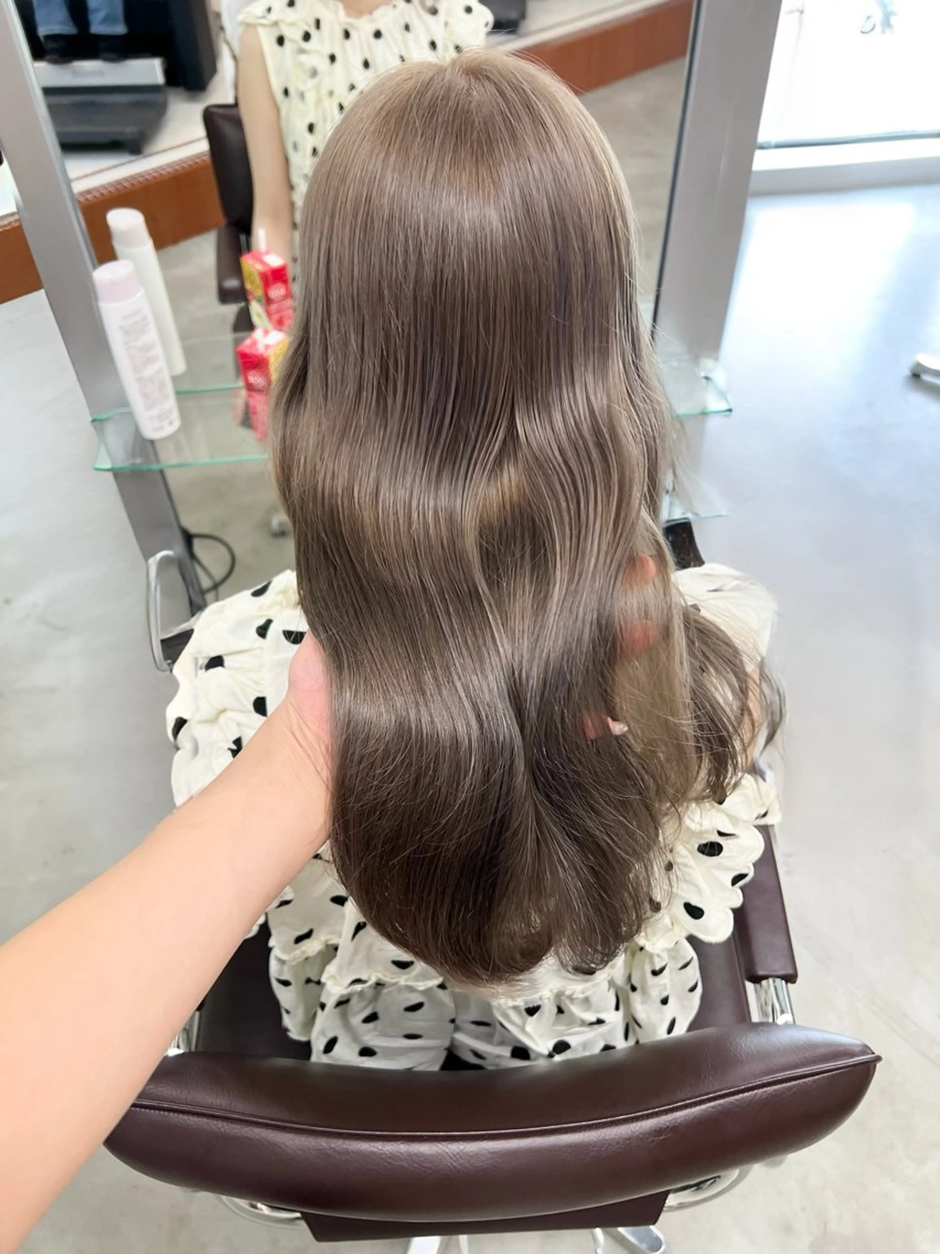 セミロング いざわりお /梅田/ブリーチのヘアスタイル